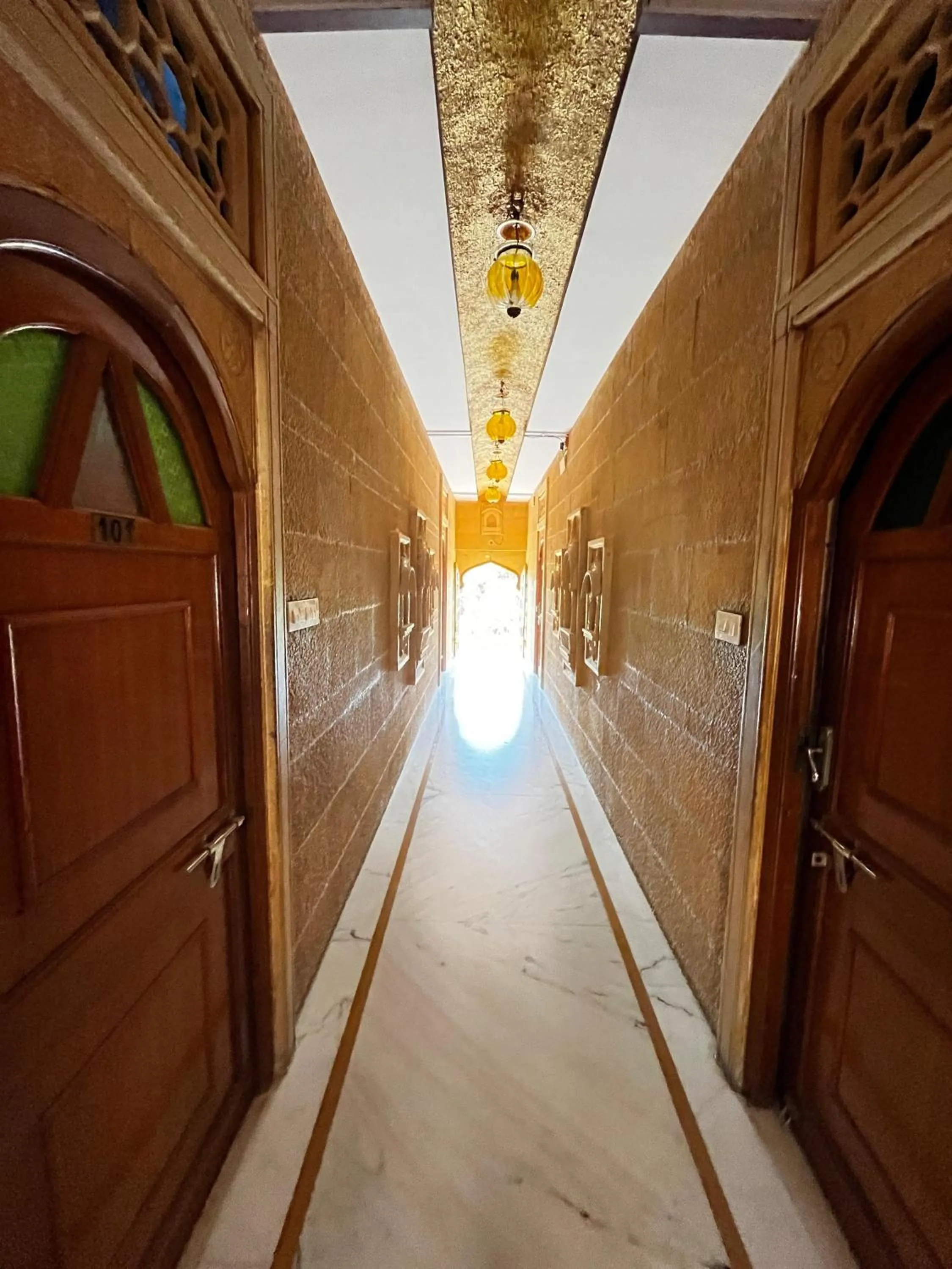 Lobby or reception in Golden Marigold Hotel