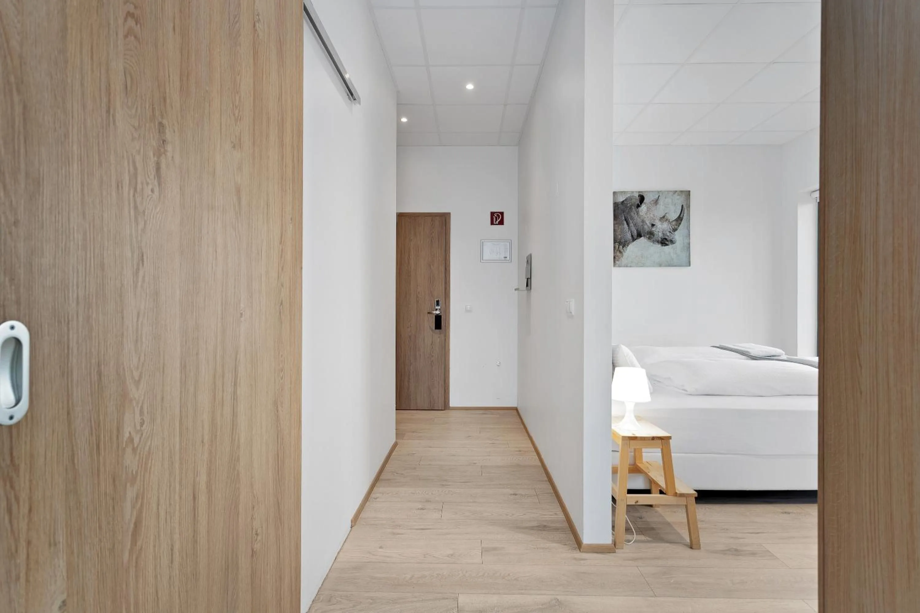 Bedroom, Bed in Blue Mountain Apartments by Heimaleiga