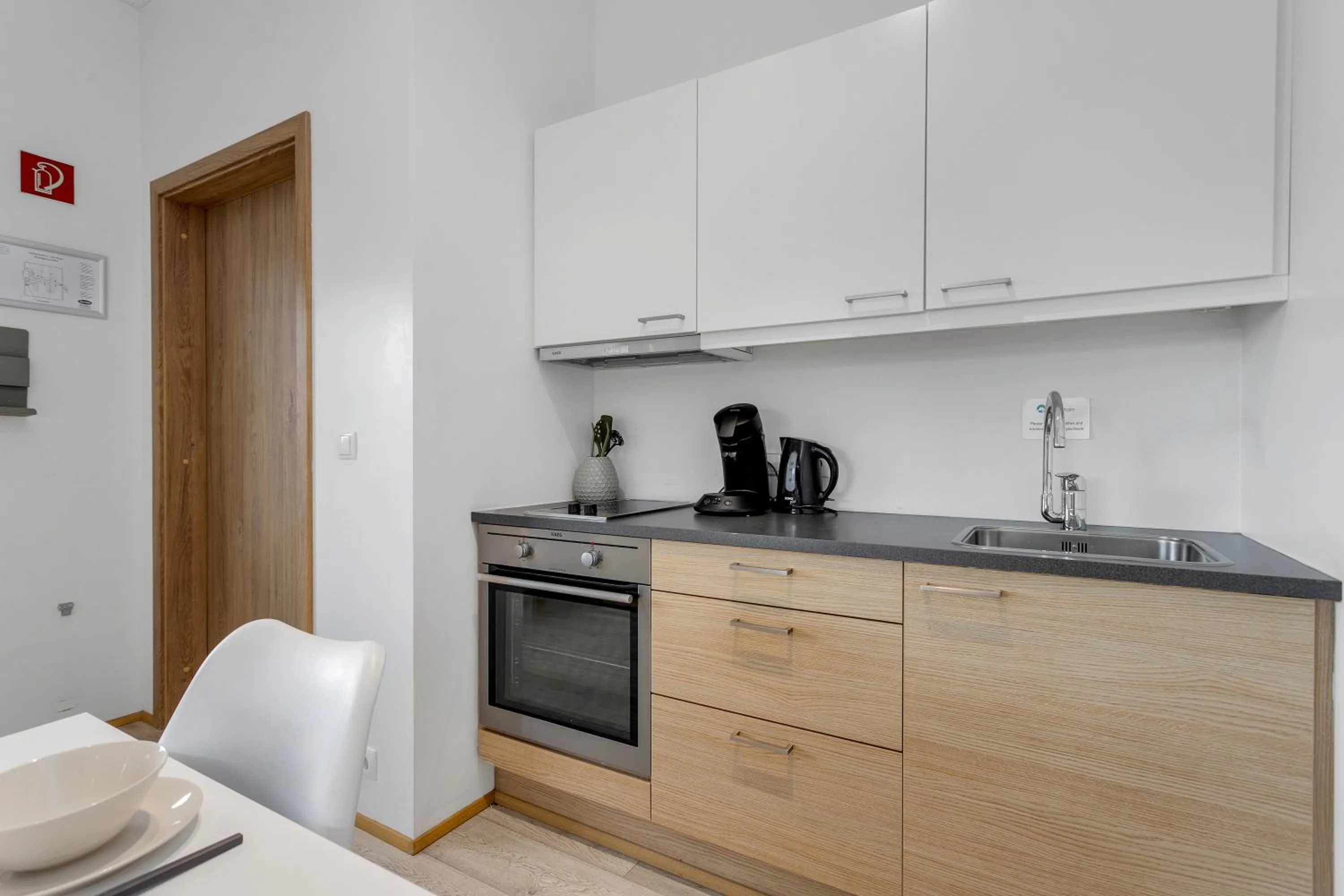 Coffee/tea facilities in Blue Mountain Apartments by Heimaleiga