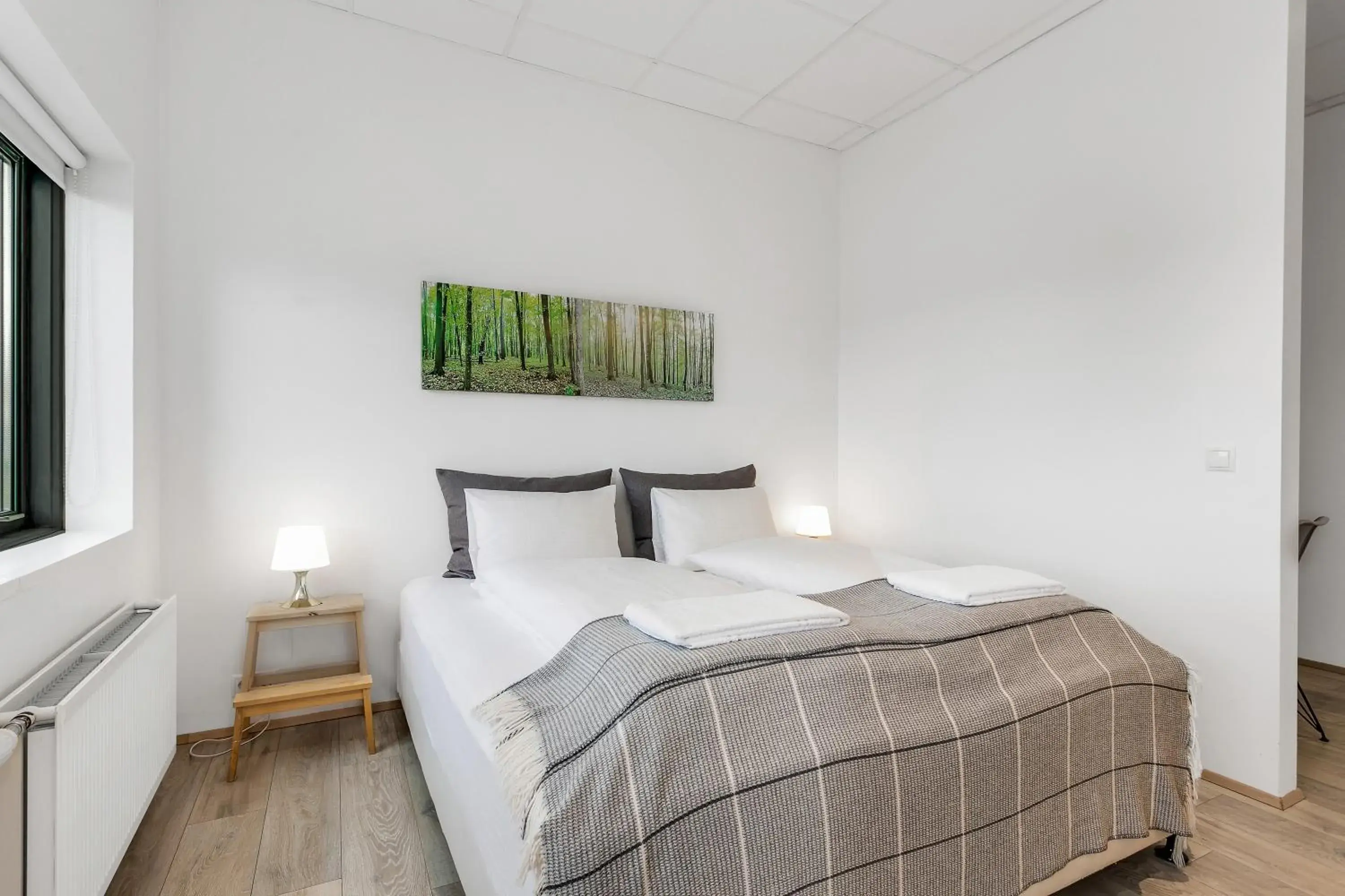 Bed in Blue Mountain Apartments by Heimaleiga Bed in Blue Mountain Apartments by Heimaleiga