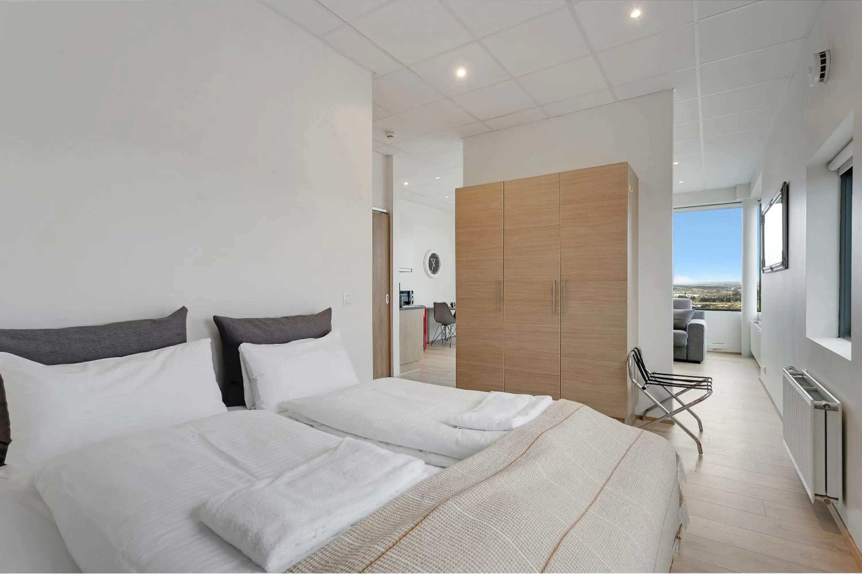 Bed in Blue Mountain Apartments by Heimaleiga Bed in Blue Mountain Apartments by Heimaleiga