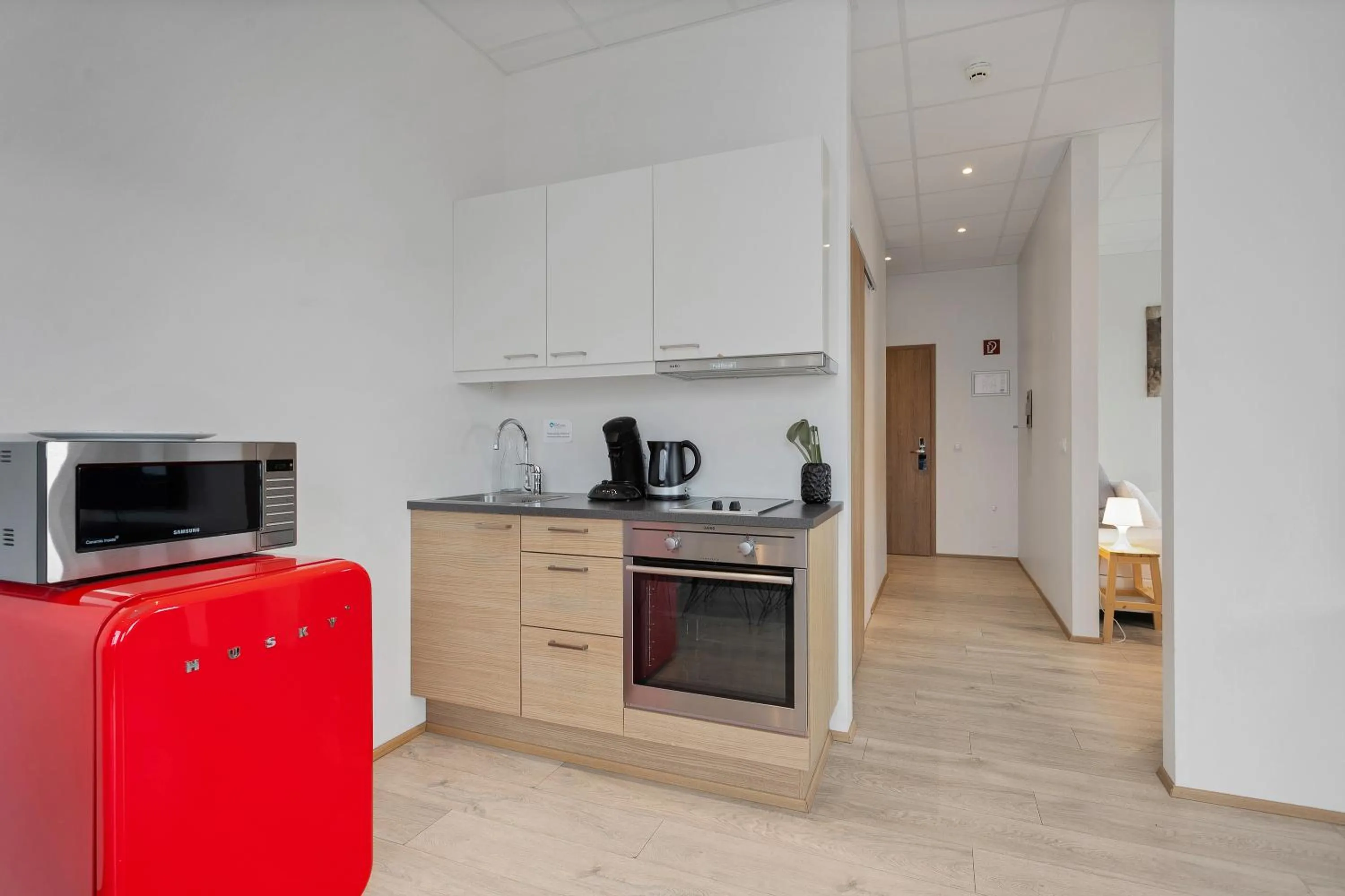 Coffee/tea facilities in Blue Mountain Apartments by Heimaleiga