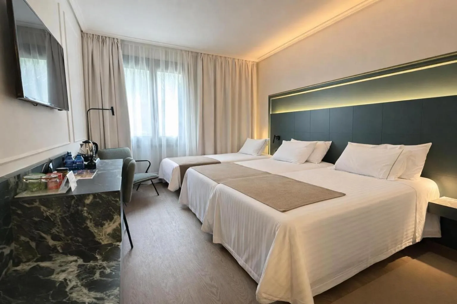 Bed in Silken Gran hotel Durango