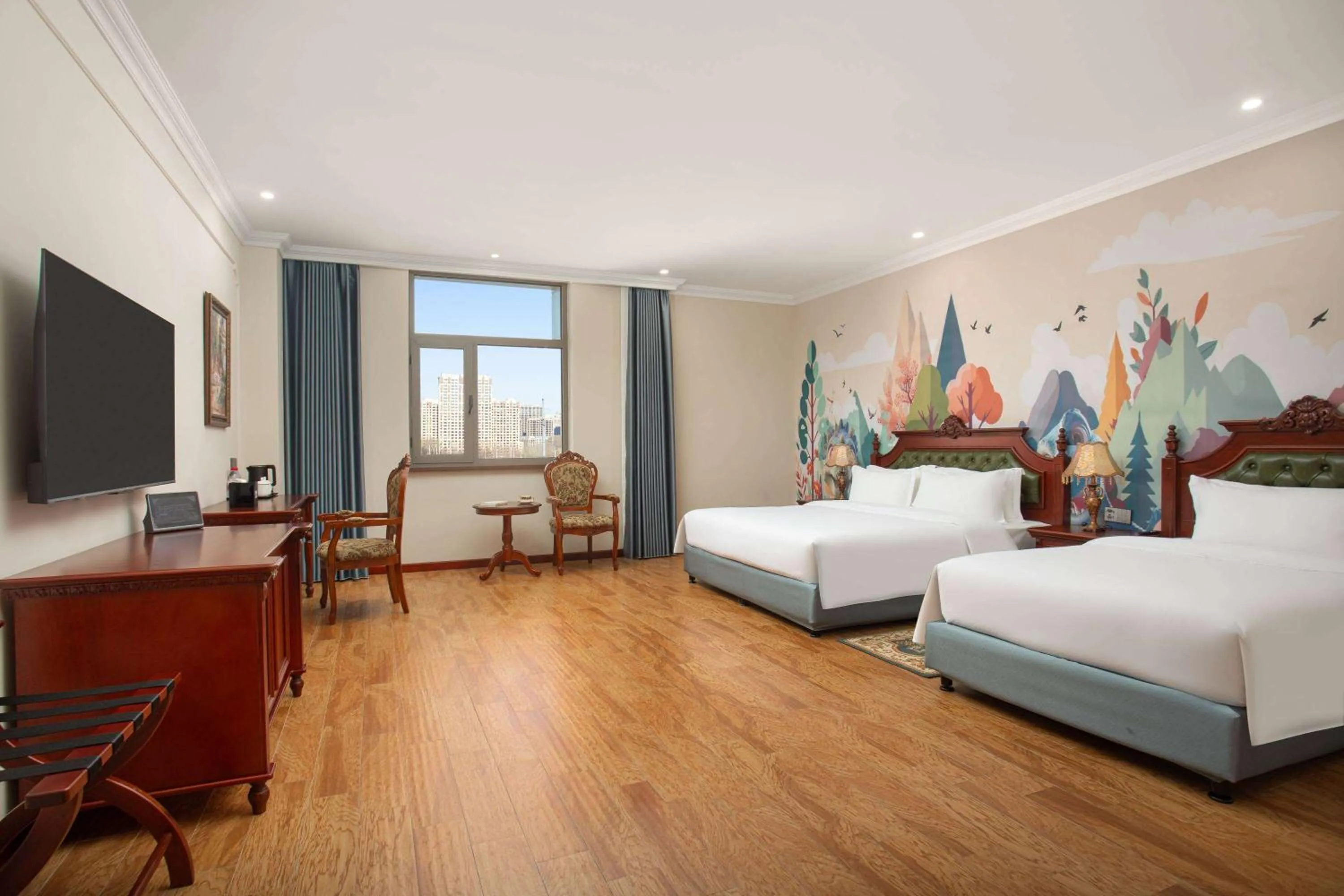 Photo of the whole room, Bed in Days Hotel by Wyndham Harbin Qunli