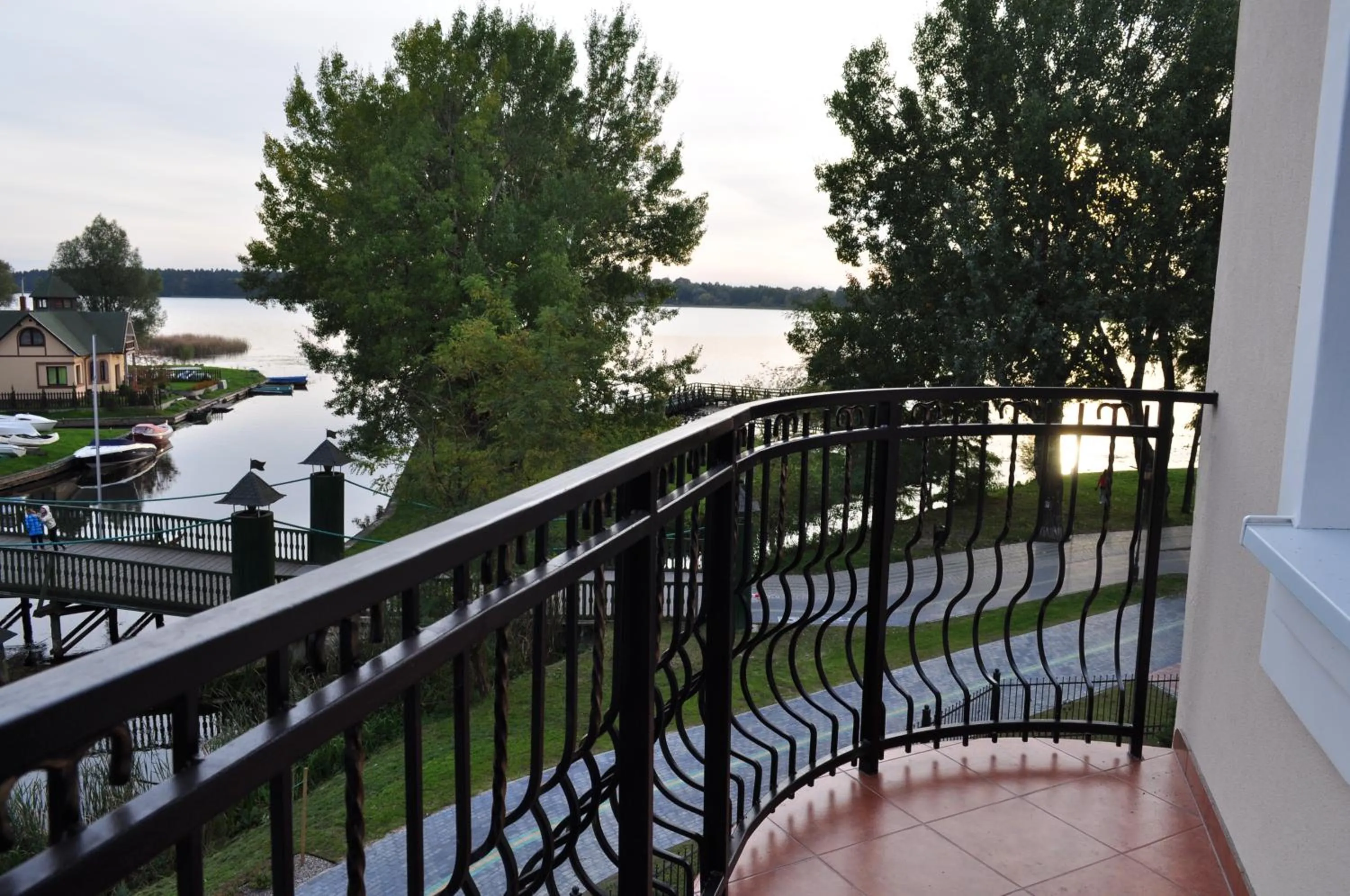 Balcony/Terrace in Apartamenty w Villa Park