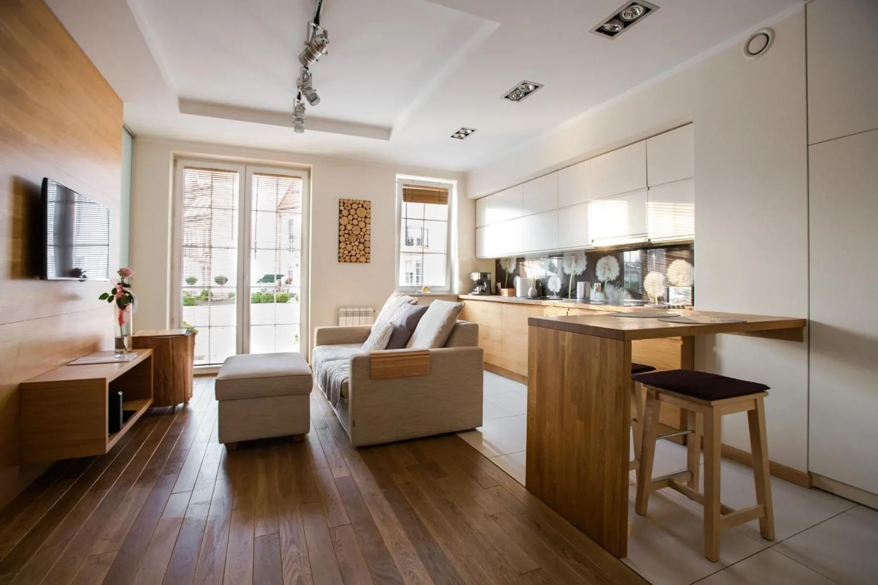 TV and multimedia in Apartamenty w Villa Park
