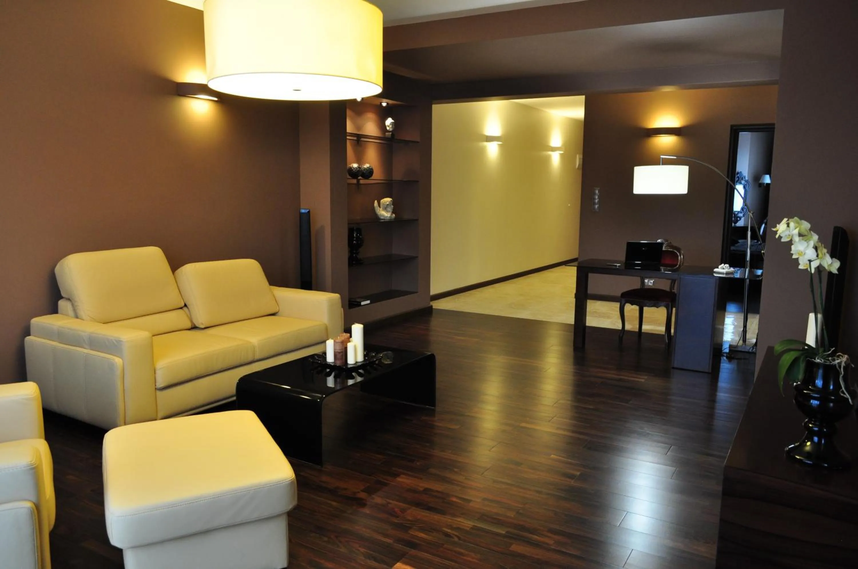 Seating area in Apartamenty w Villa Park