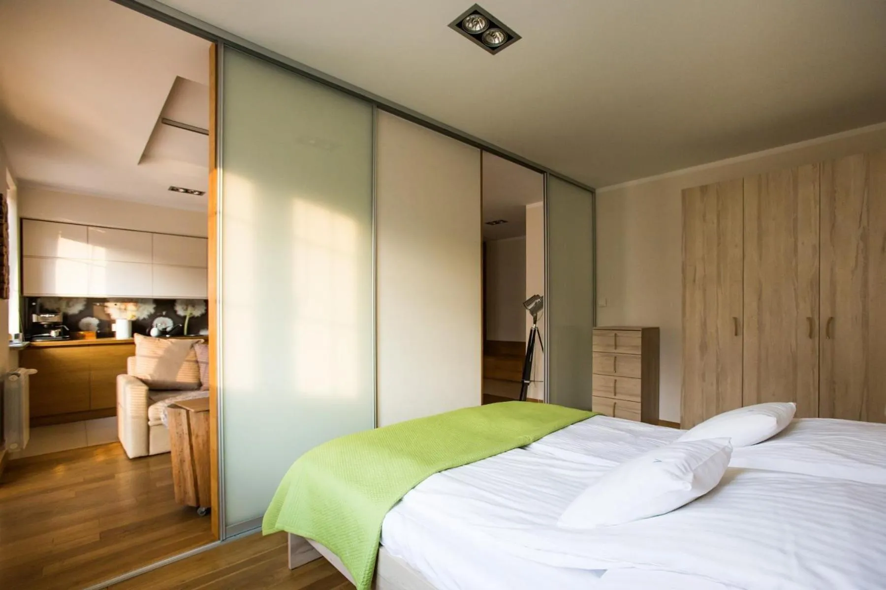 Bed in Apartamenty w Villa Park