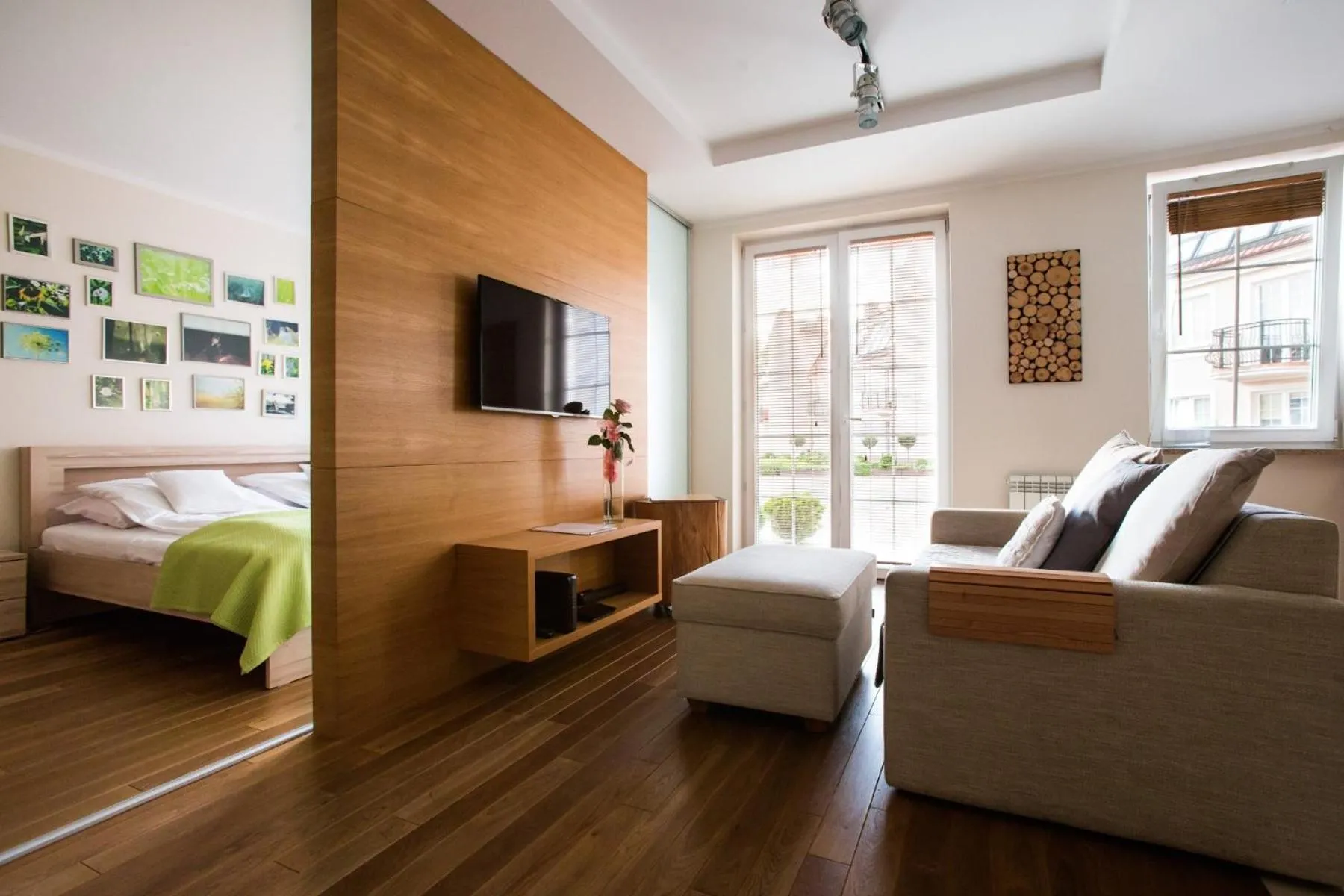 Bed in Apartamenty w Villa Park