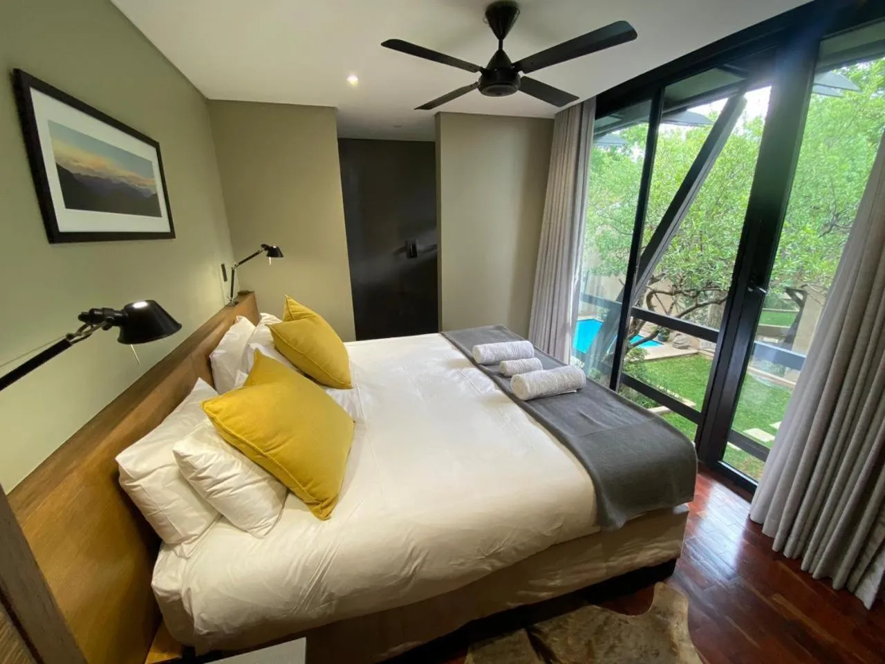 Bed in The Hamilton Boutique Hotel