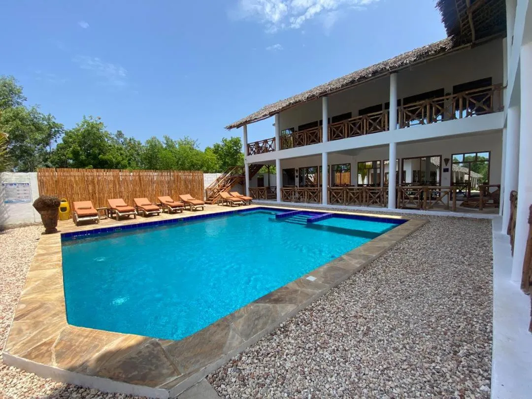 Pool view in M&M Villas Zanzibar