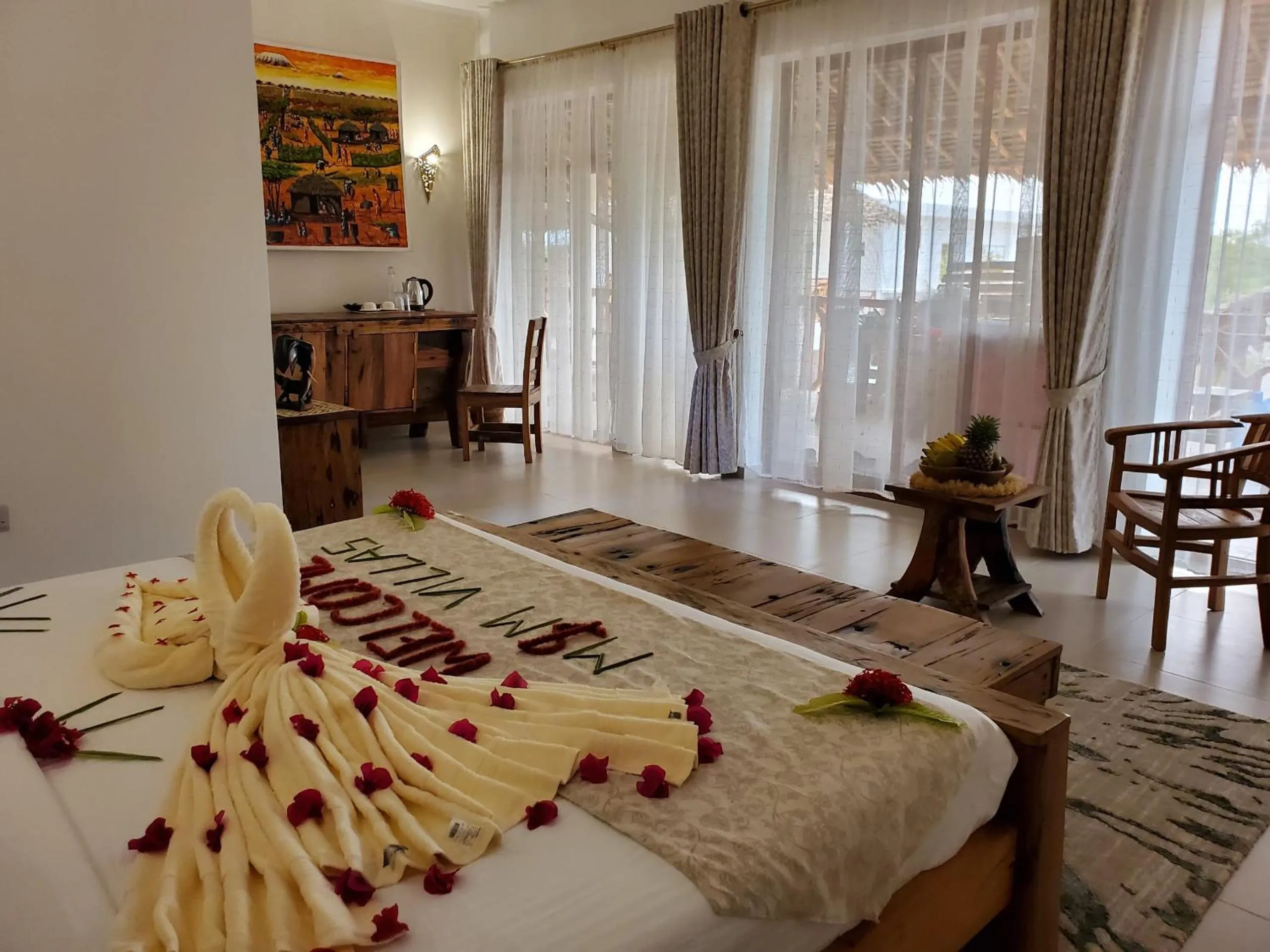 Bedroom in M&M Villas Zanzibar
