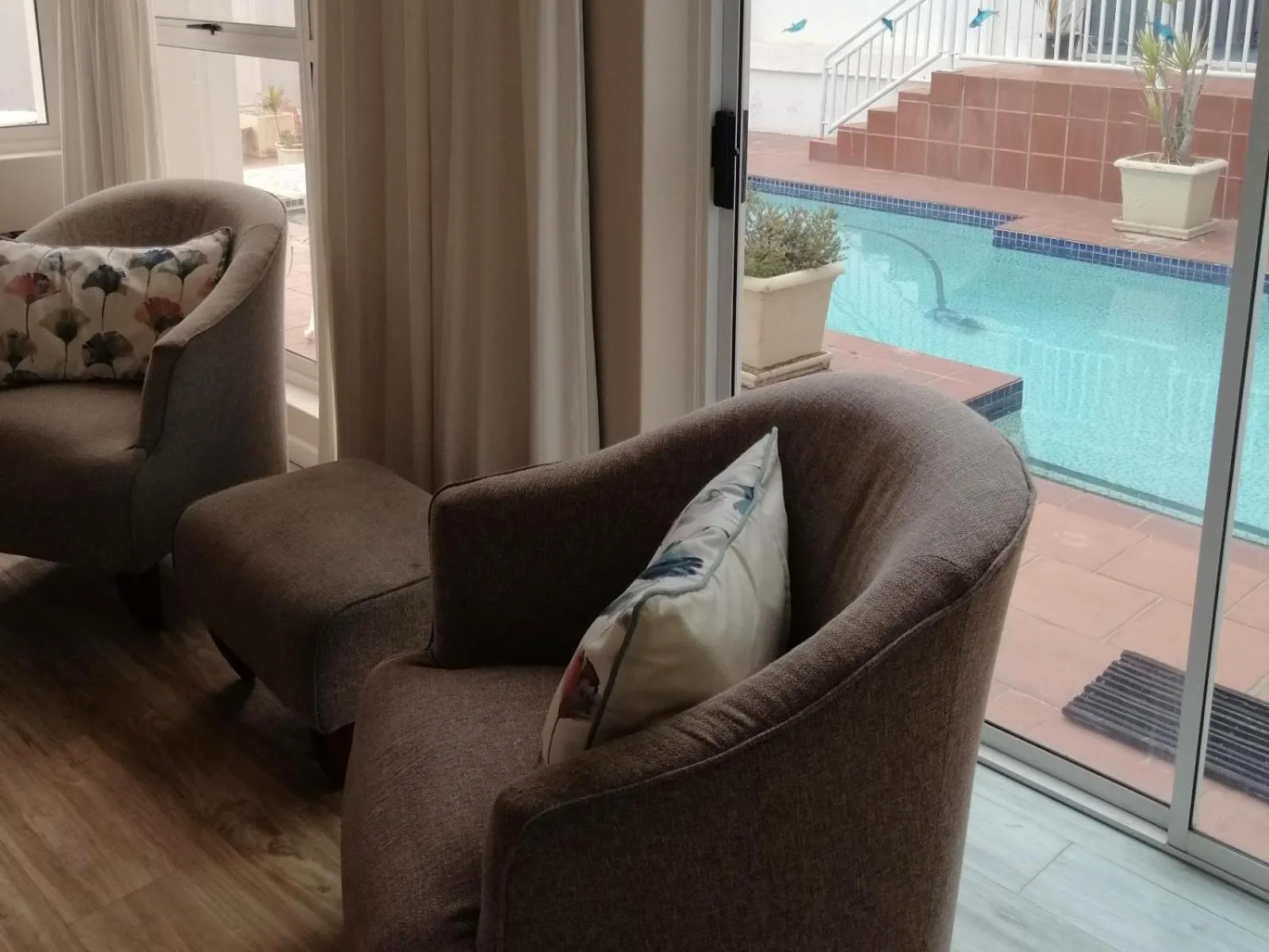 Seating area in Villa De Mer