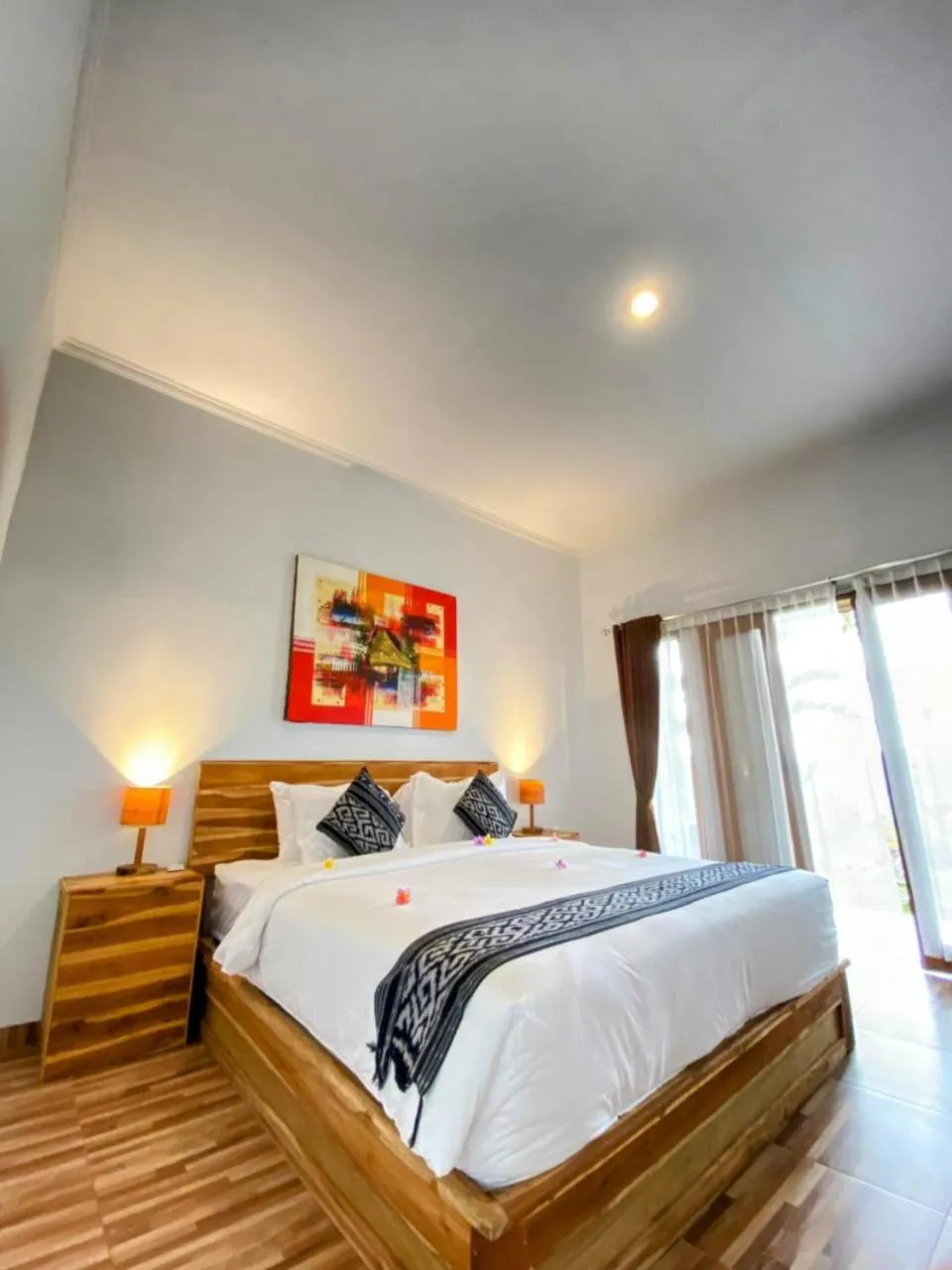 Bedroom, Bed in Green Sunrise Hill View