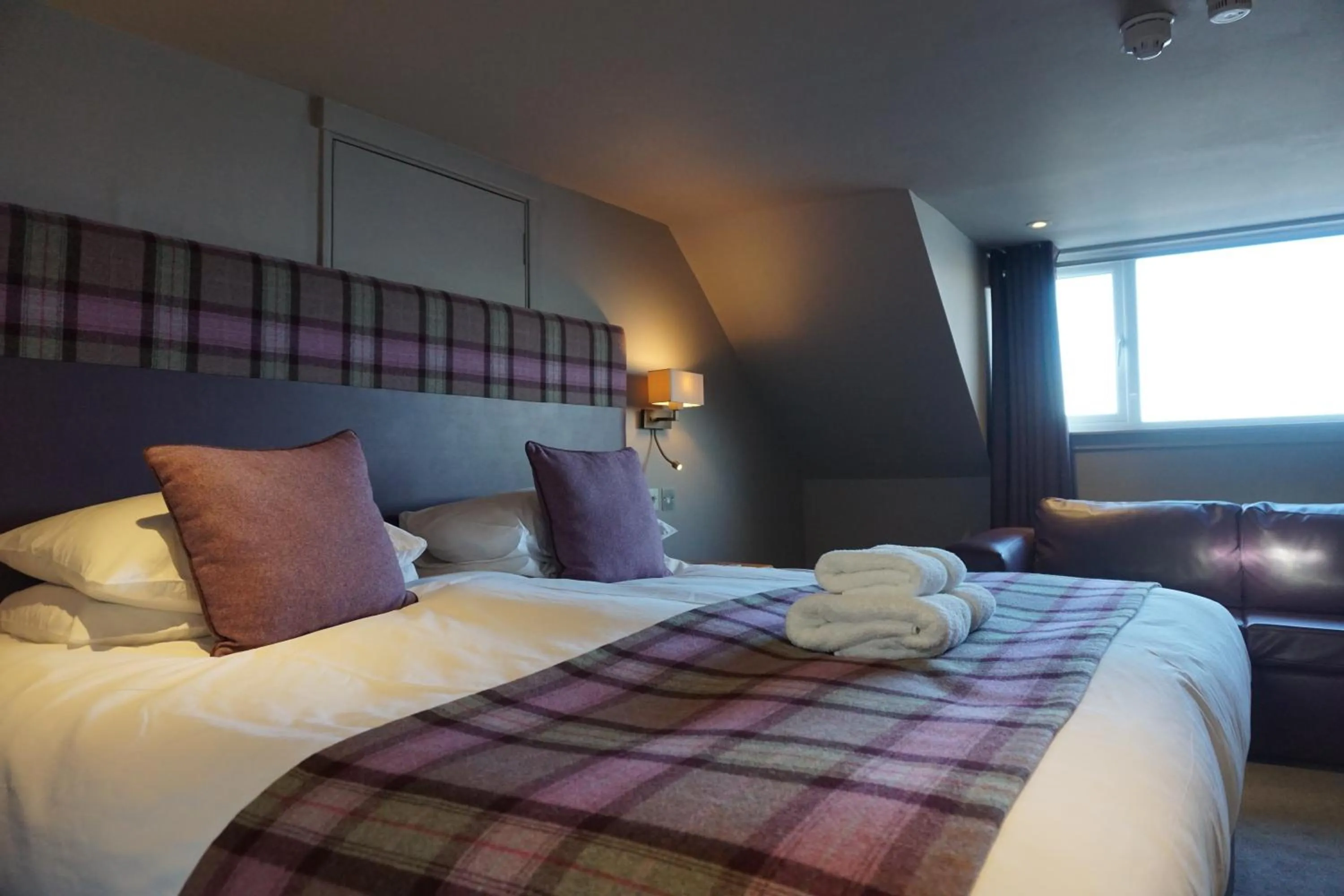 Bed in Lochside Hotel