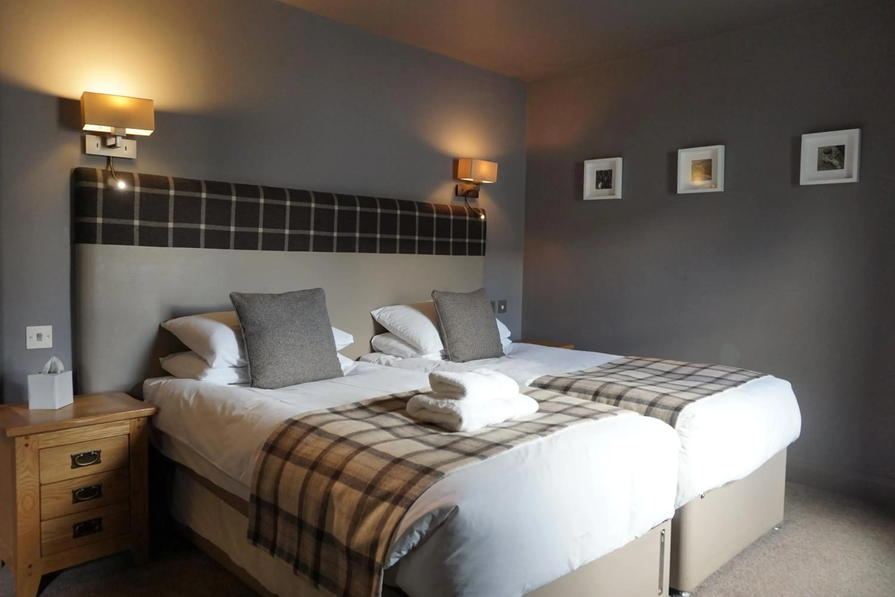 Bed in Lochside Hotel