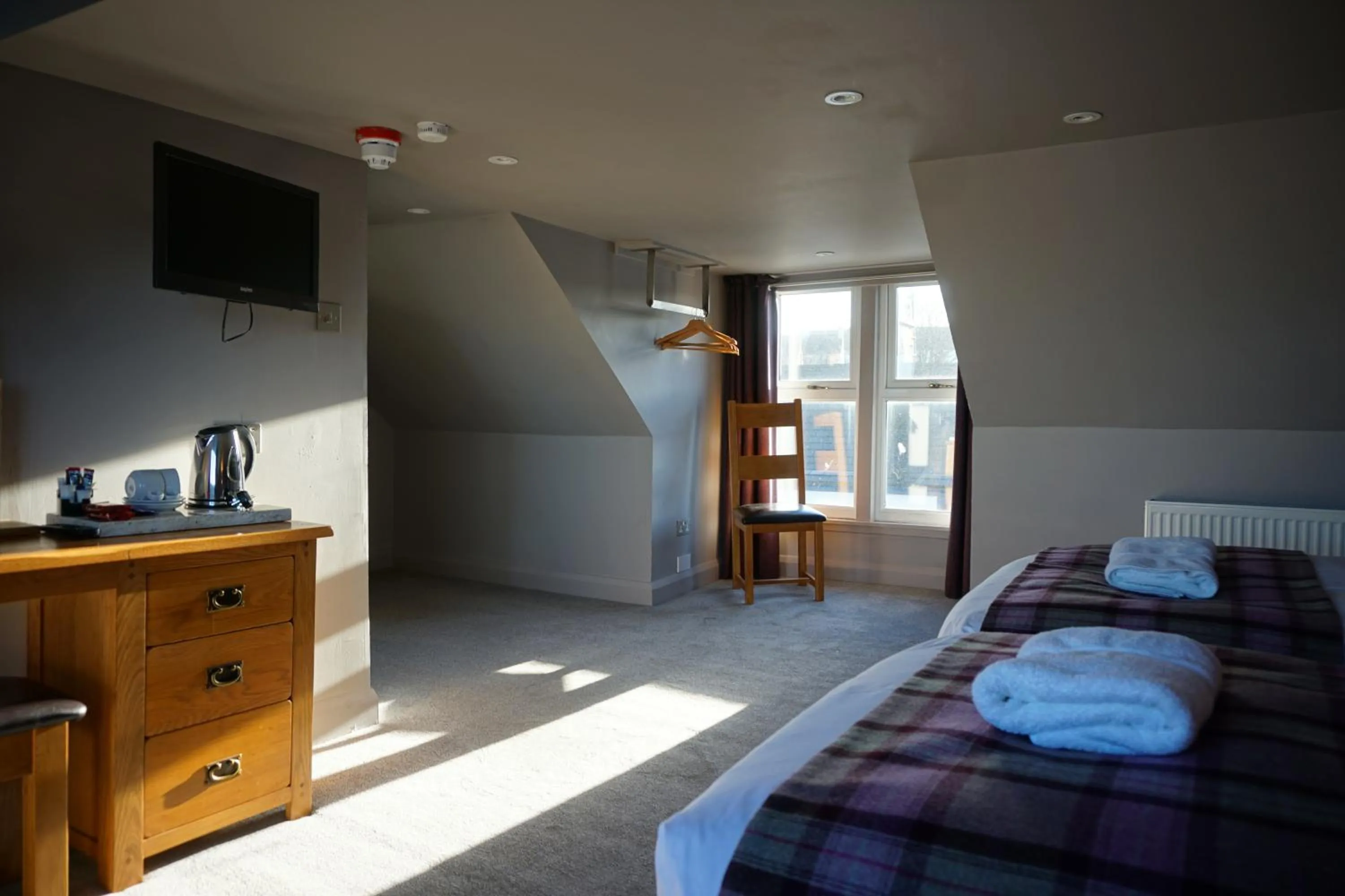 Bed in Lochside Hotel