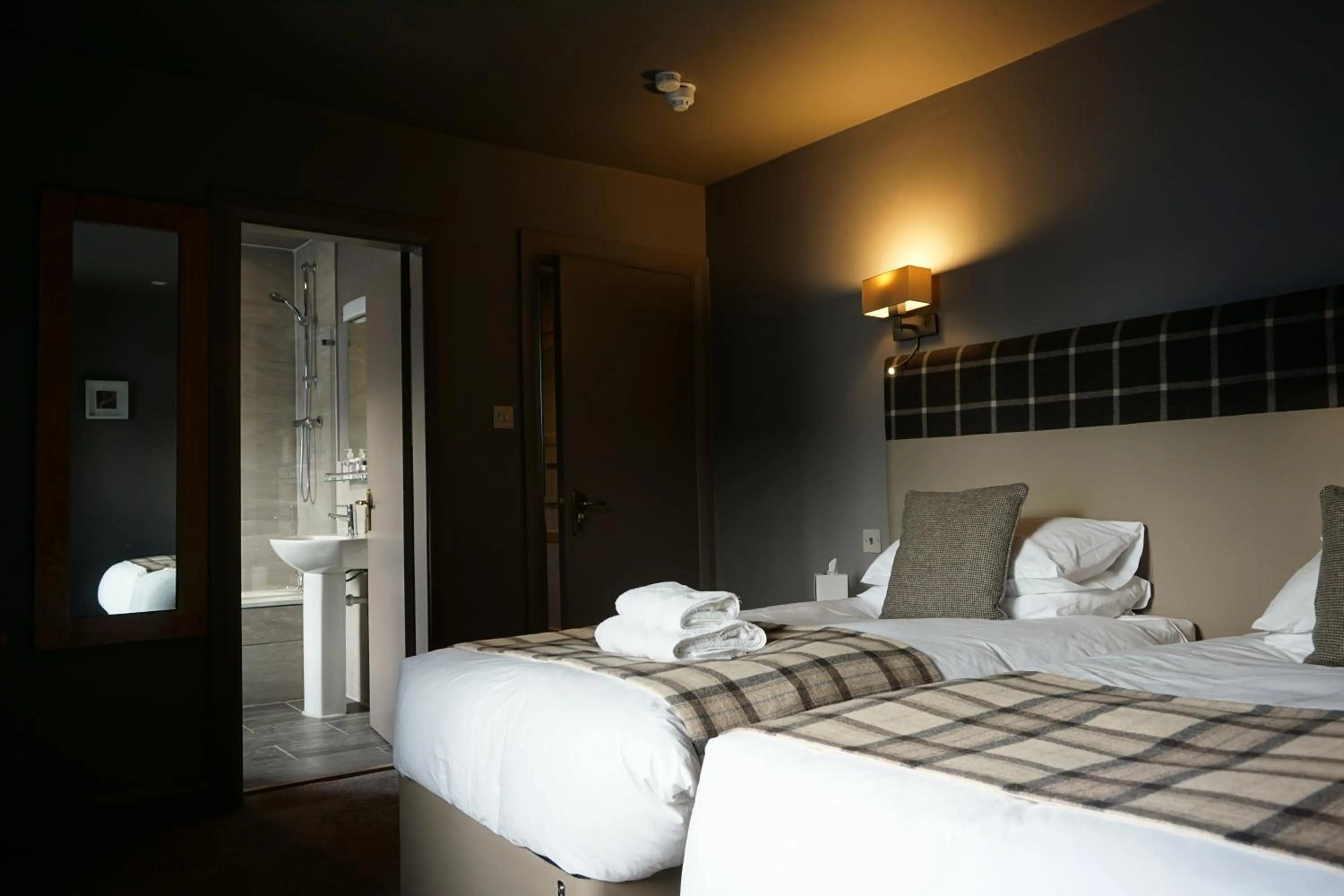 Bed in Lochside Hotel