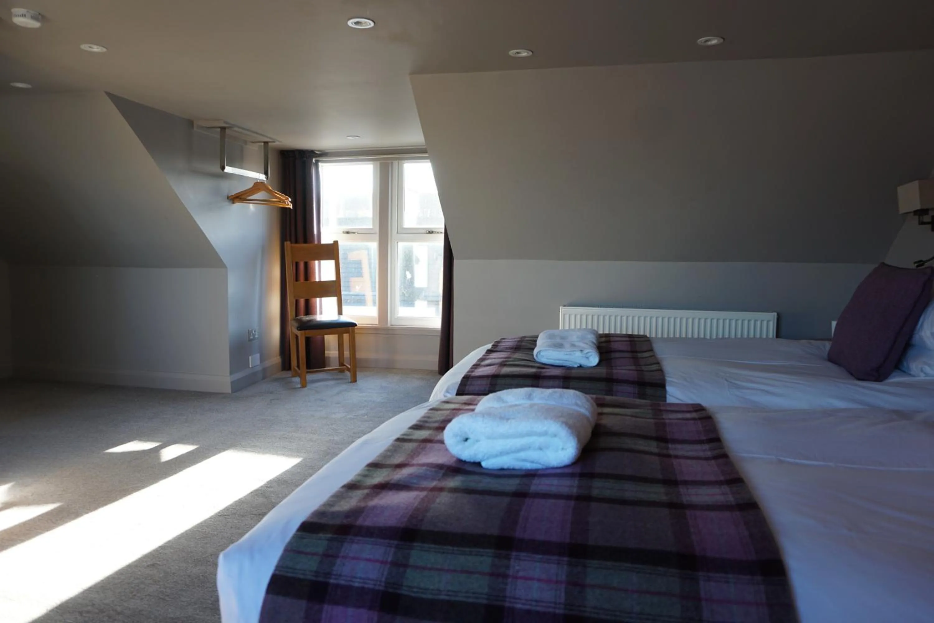 Bed in Lochside Hotel