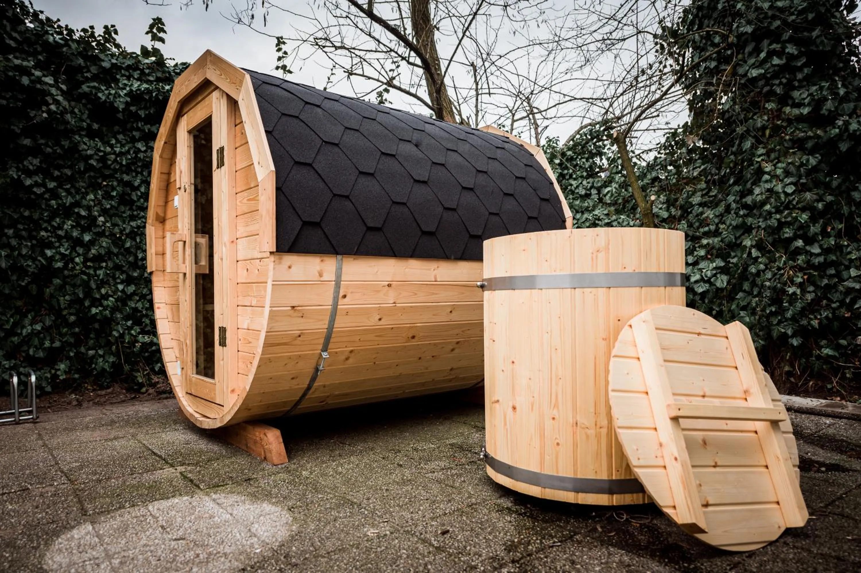 Sauna in Dom Goscinny Bialy Dworek