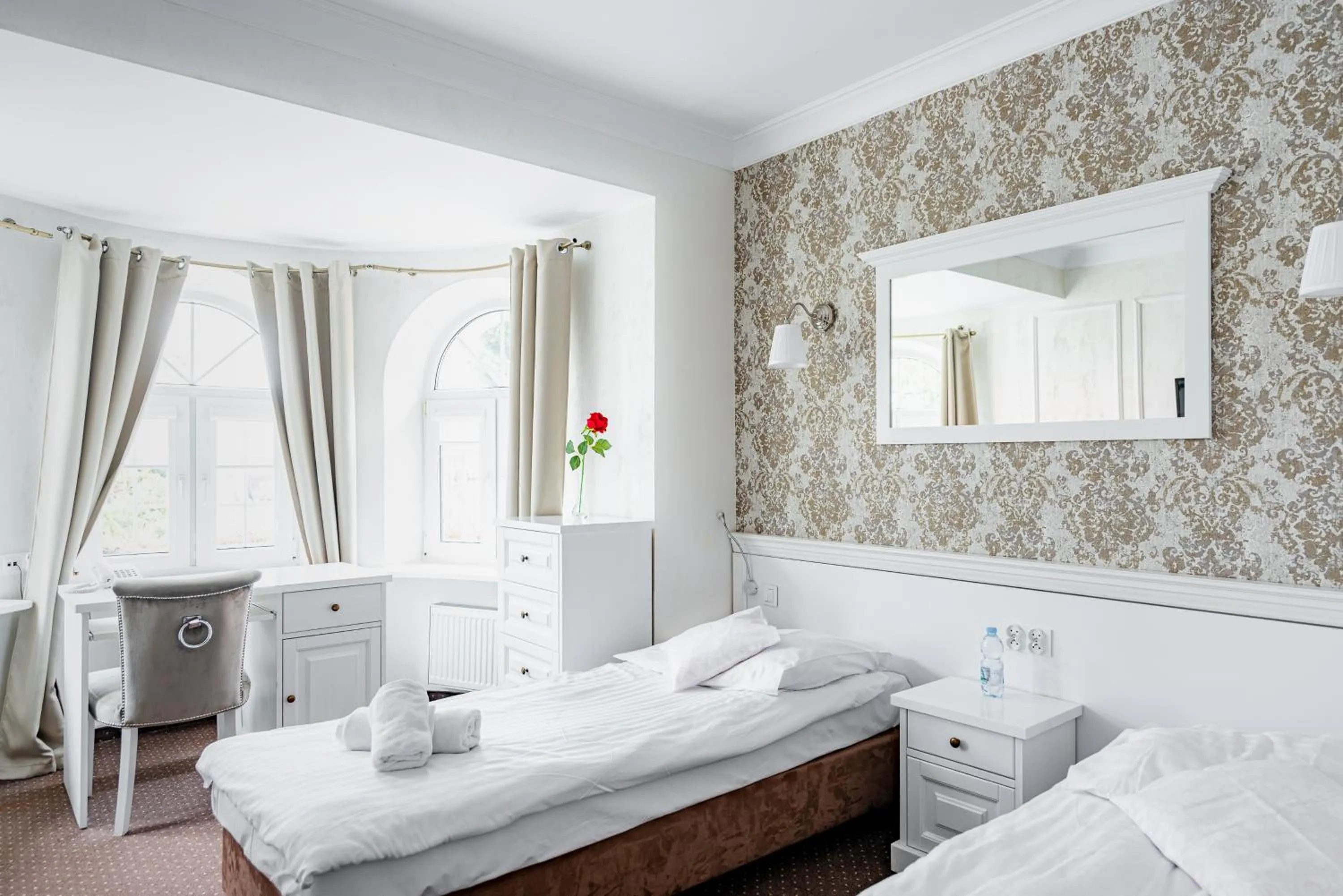 Photo of the whole room, Bed in Dom Goscinny Bialy Dworek