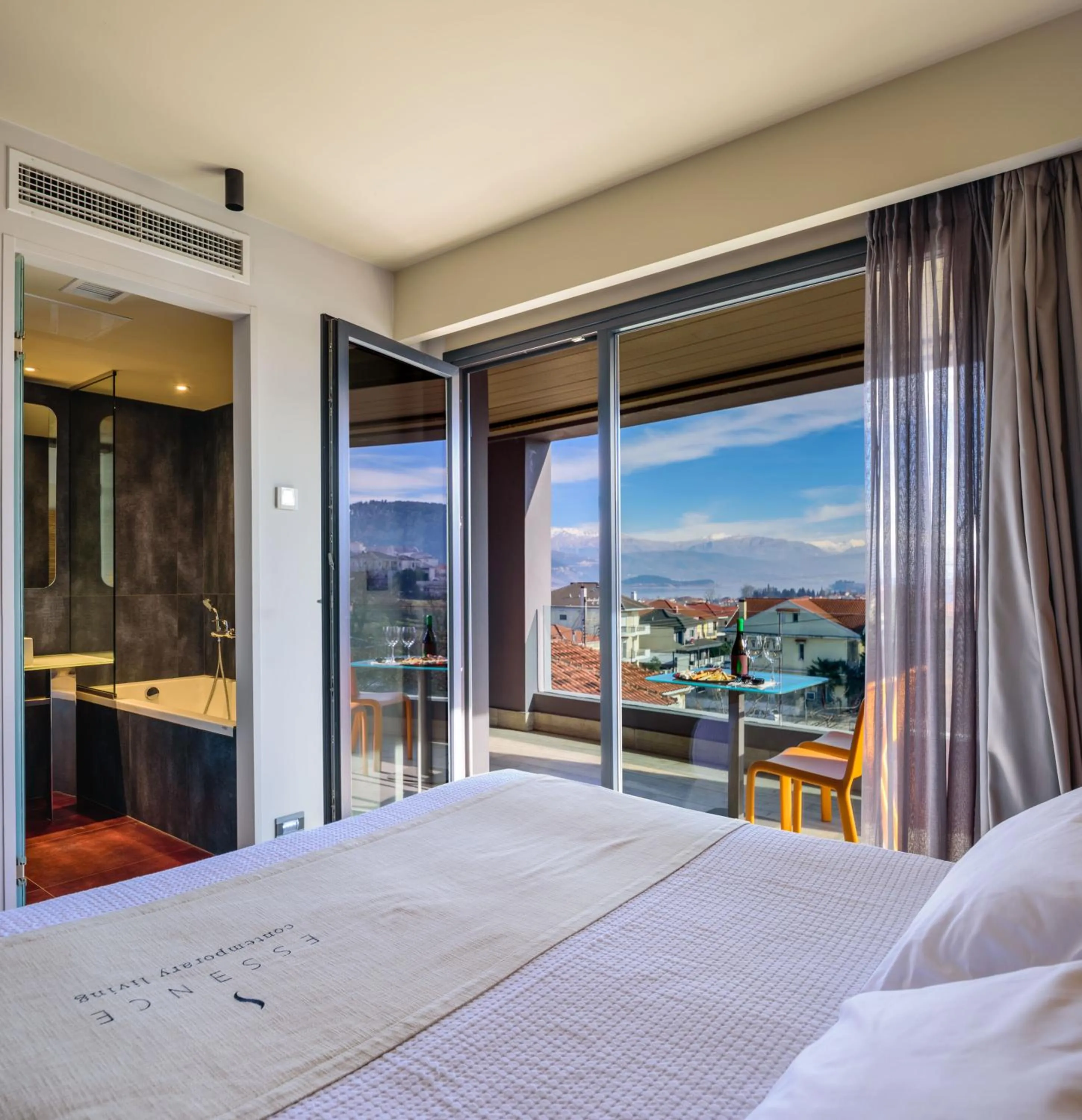 View (from property/room), Bed in Essence Hotel