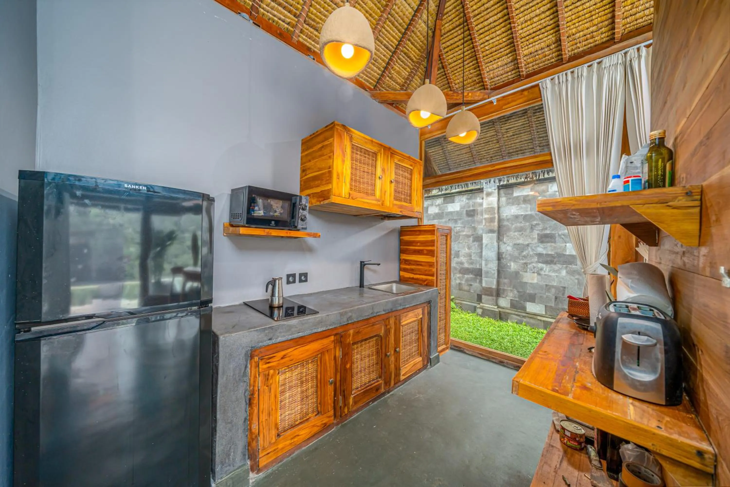 Kitchen or kitchenette in Muraya Villas in Ubud