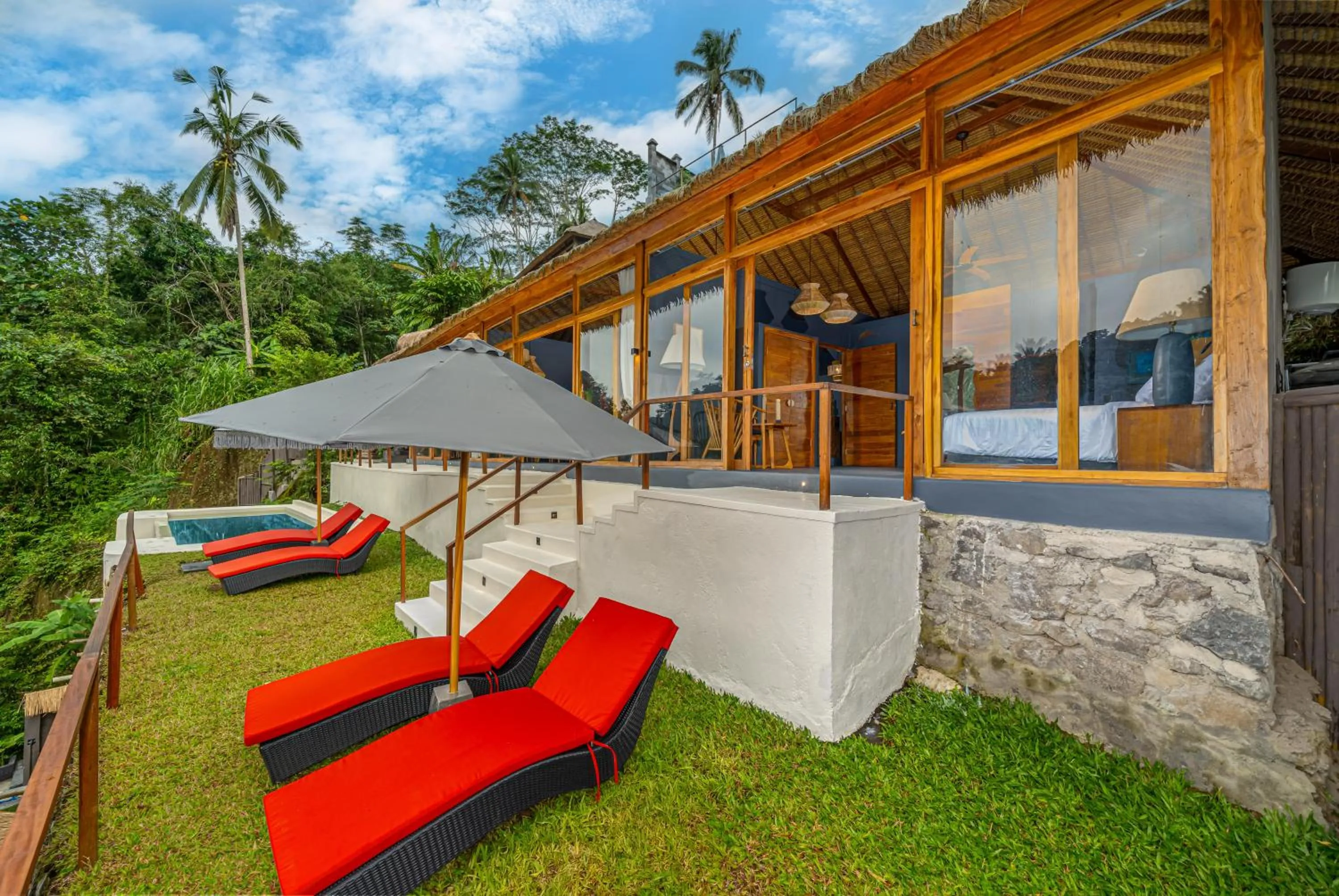 Natural landscape in Muraya Villas in Ubud