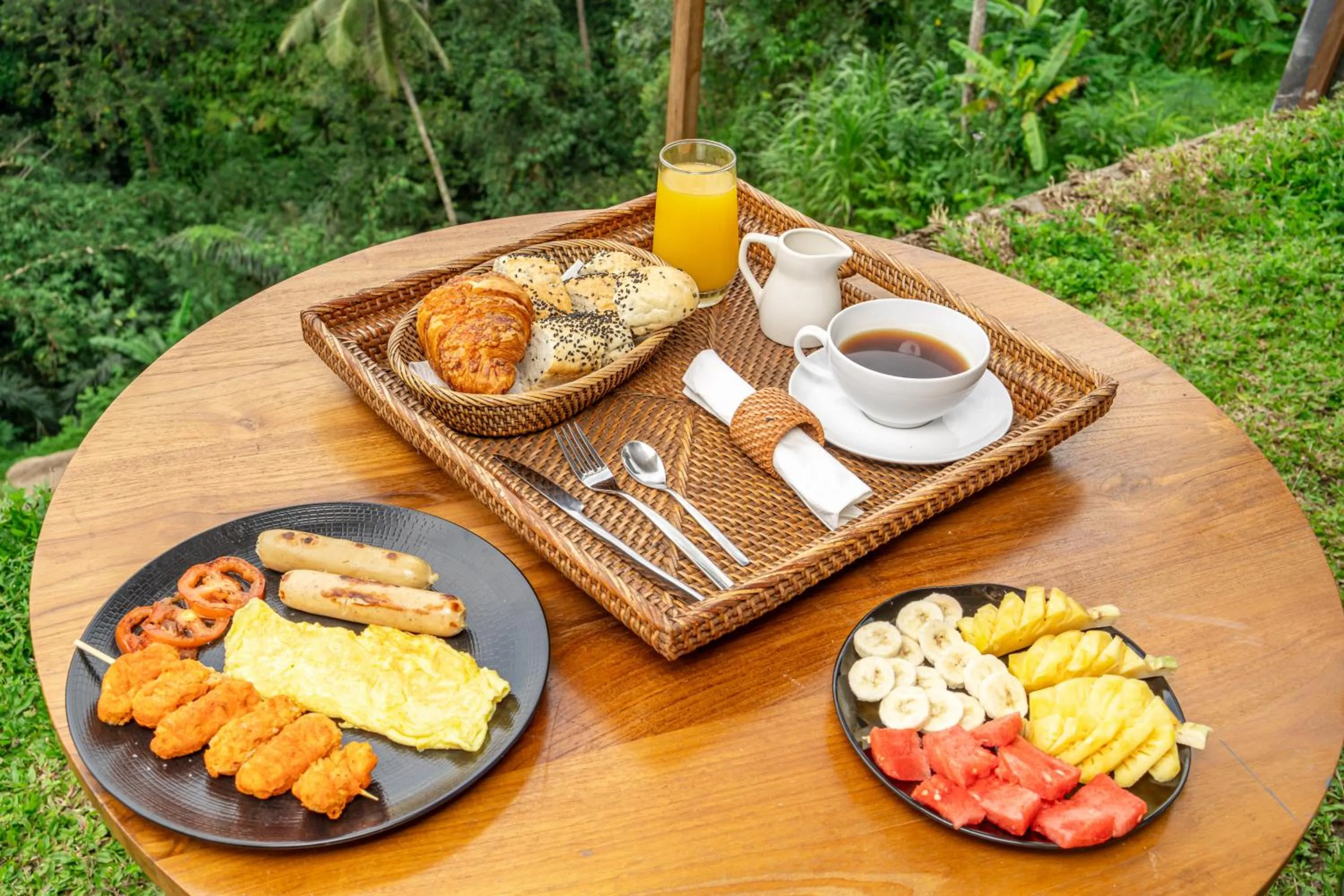 Breakfast in Muraya Villas in Ubud
