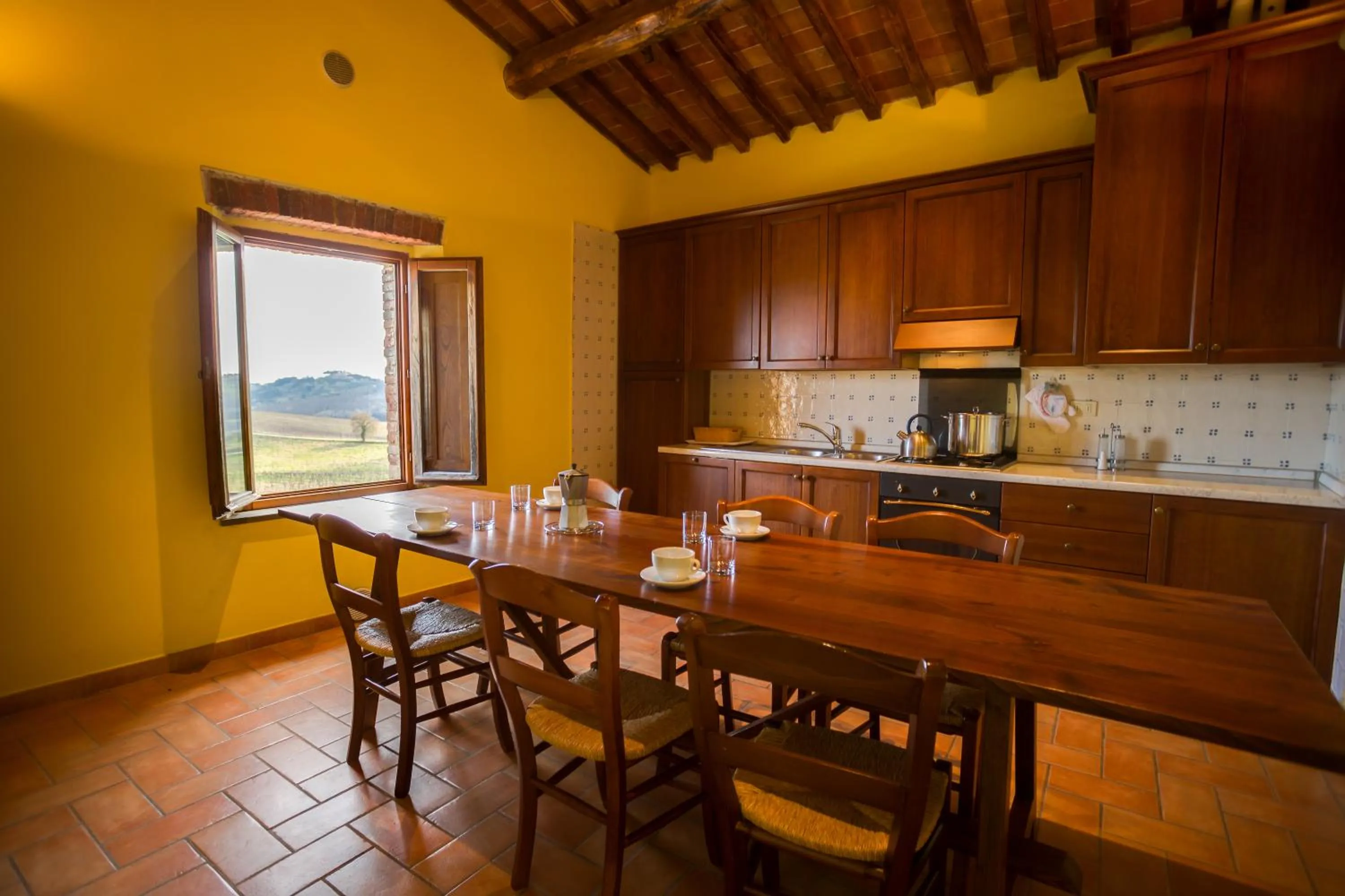 Dining area in Tenuta Di Monaciano