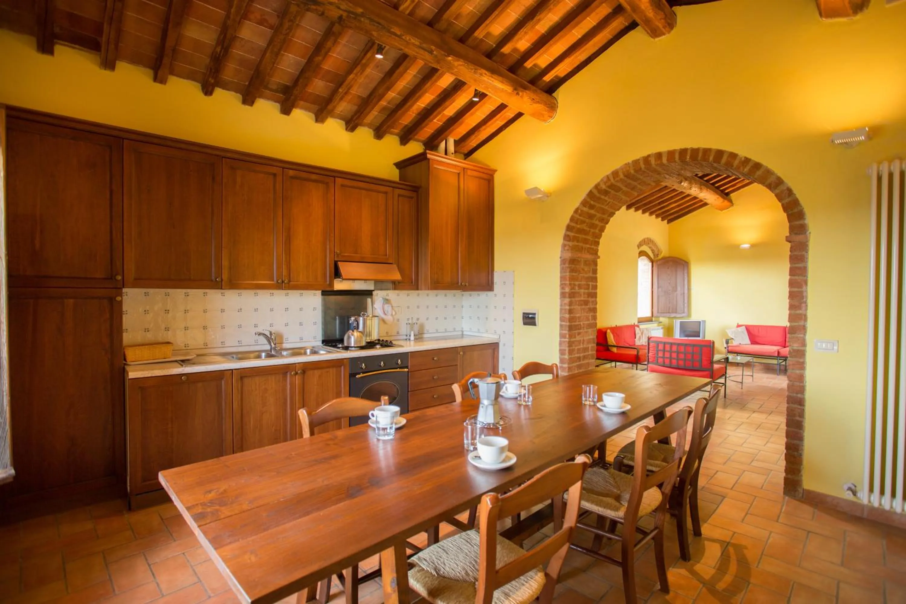 Kitchen or kitchenette in Tenuta Di Monaciano