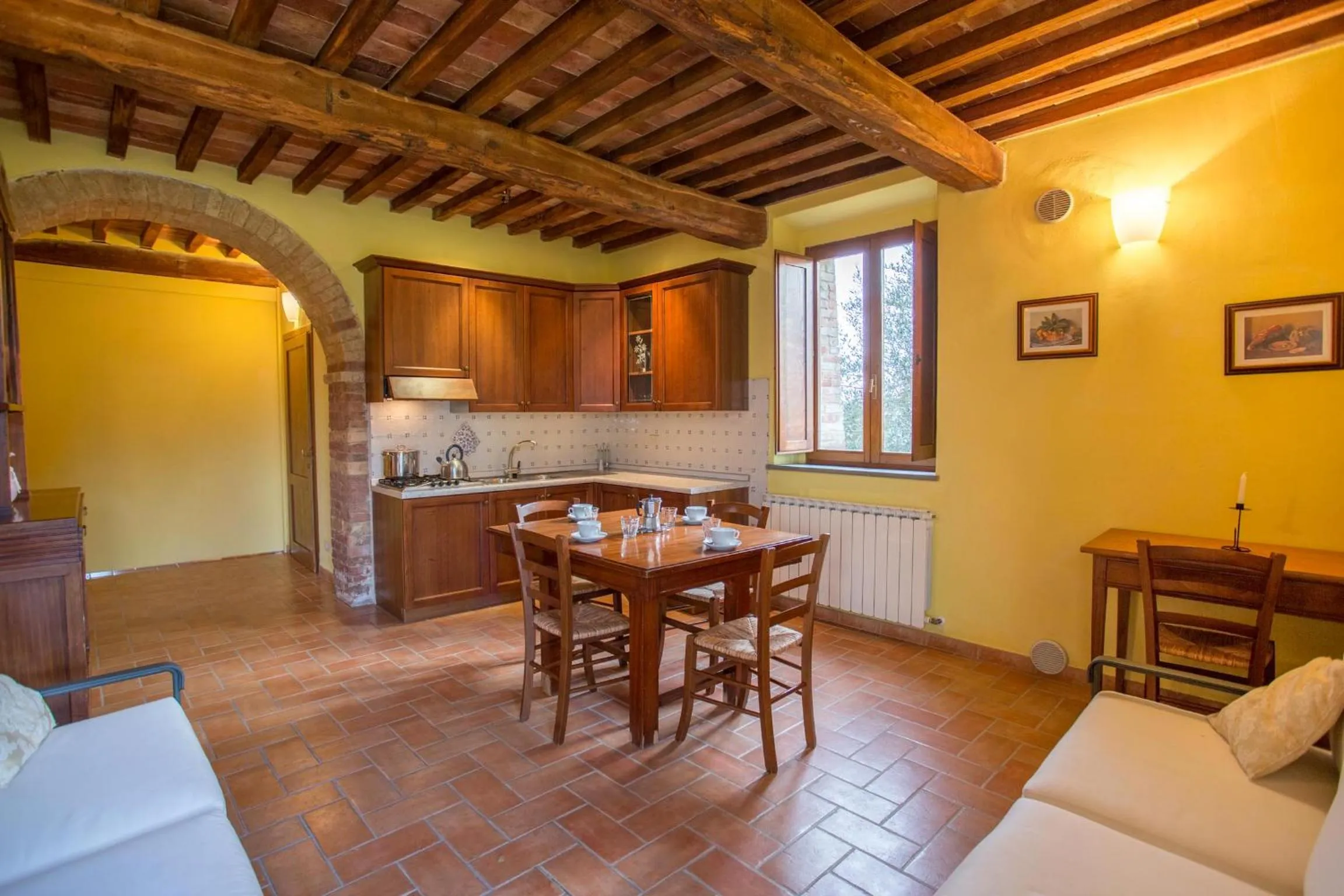 Dining area in Tenuta Di Monaciano