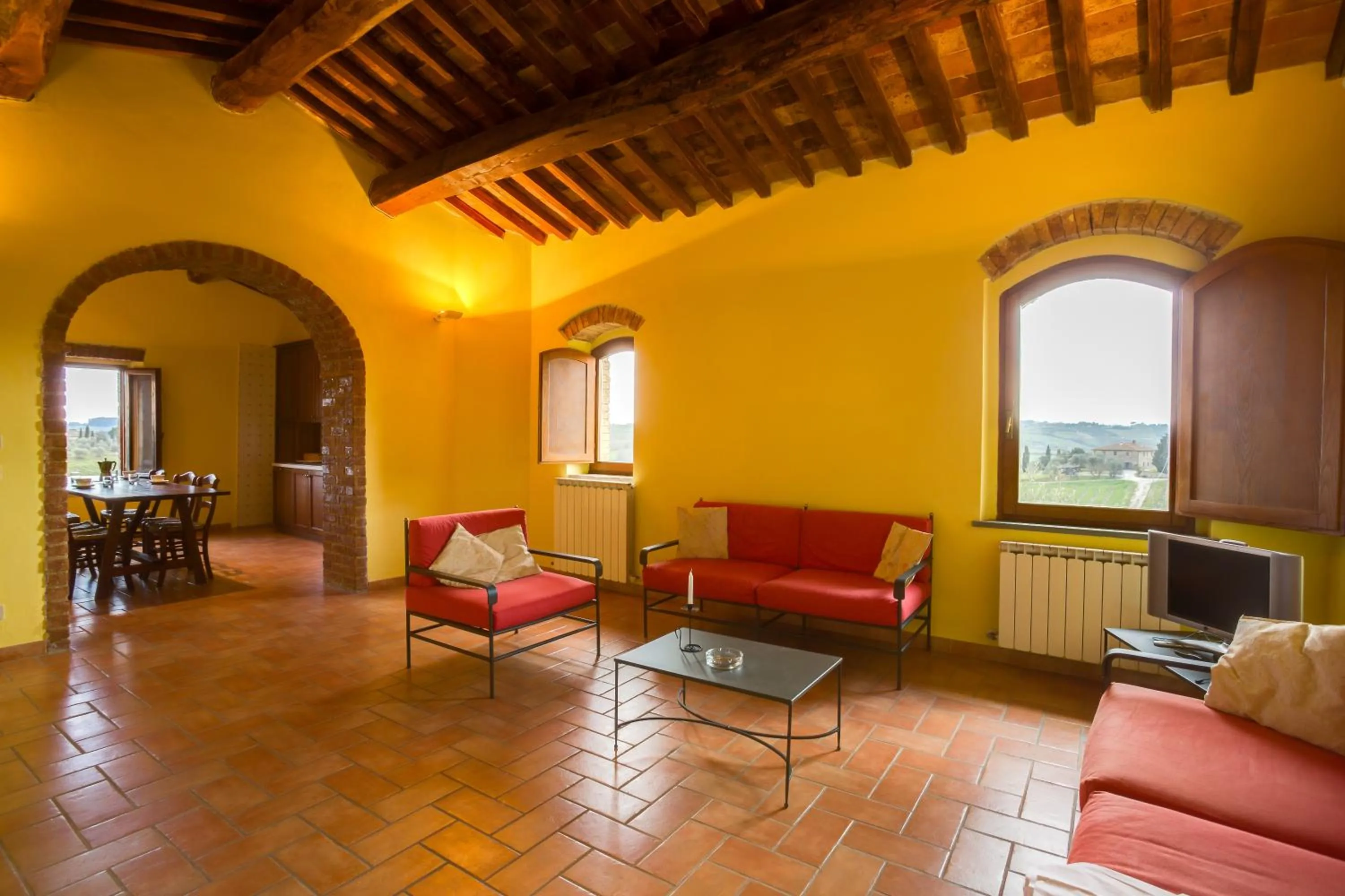 Living room in Tenuta Di Monaciano