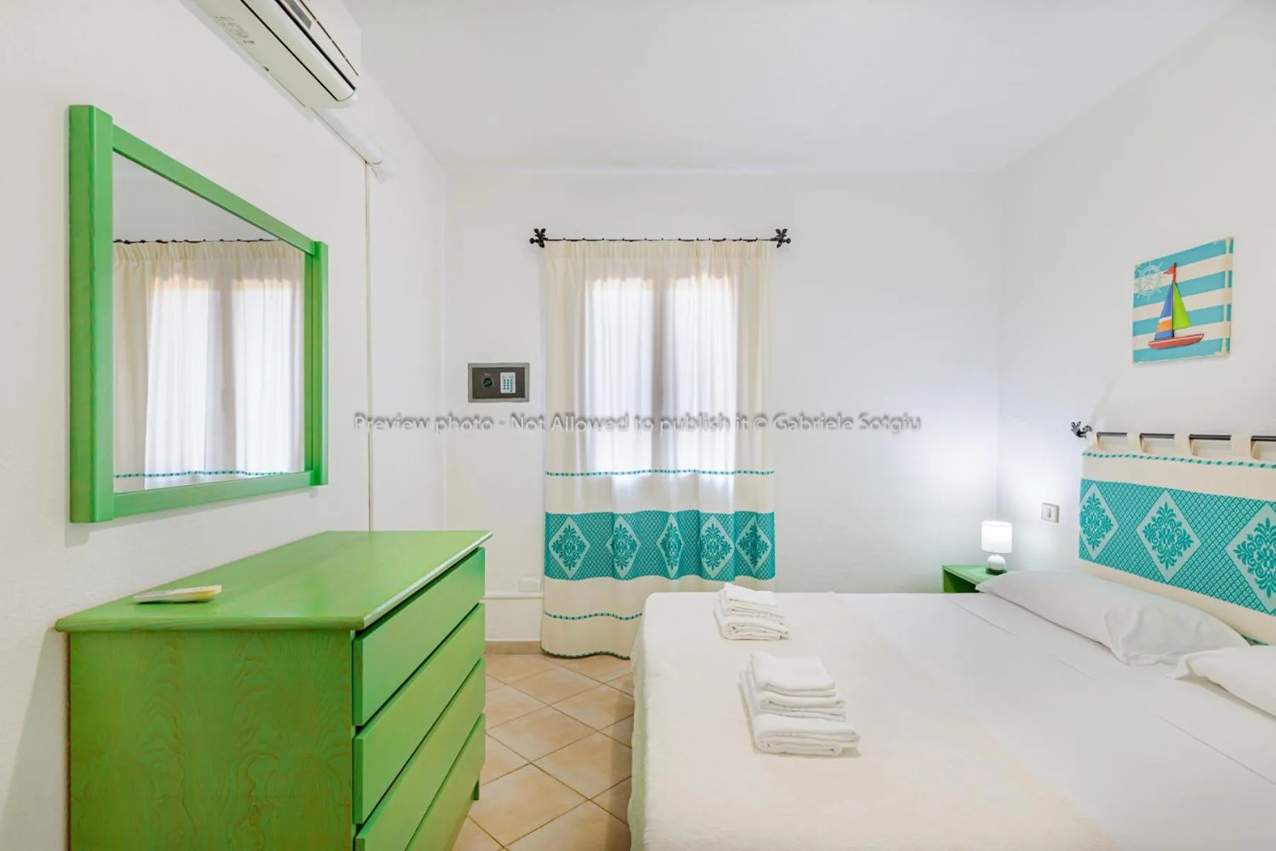 Bed in Sardinia Blu Residence