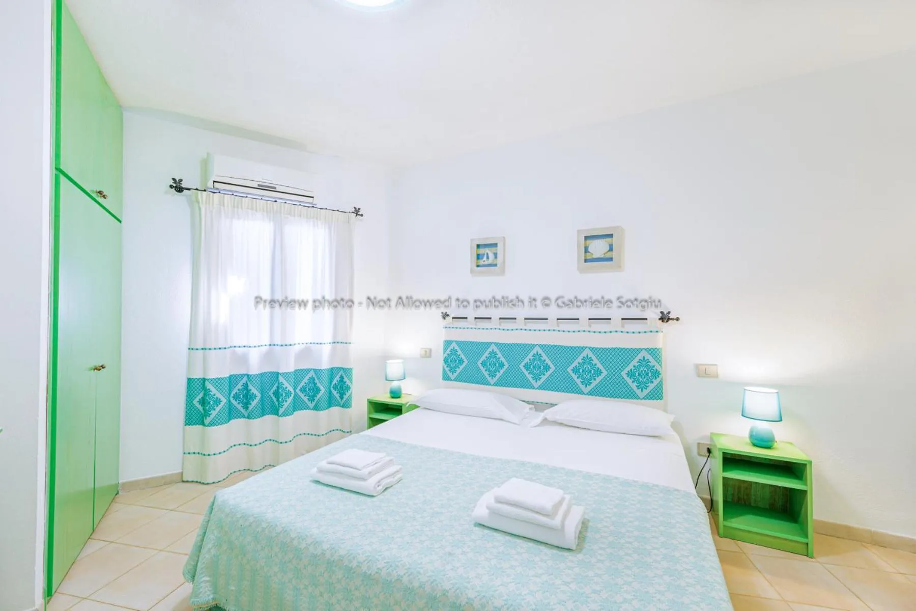 Bed in Sardinia Blu Residence