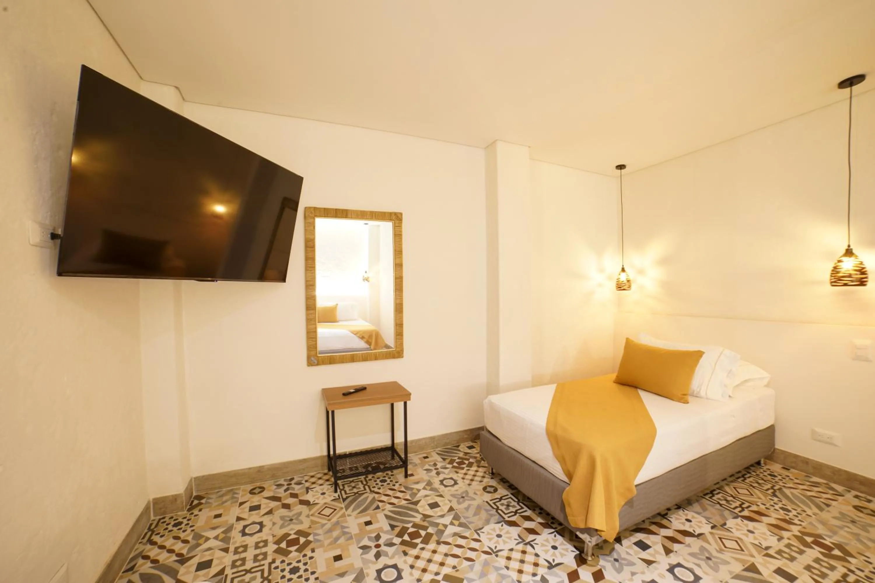 Bed in Casa Serafin Hotel
