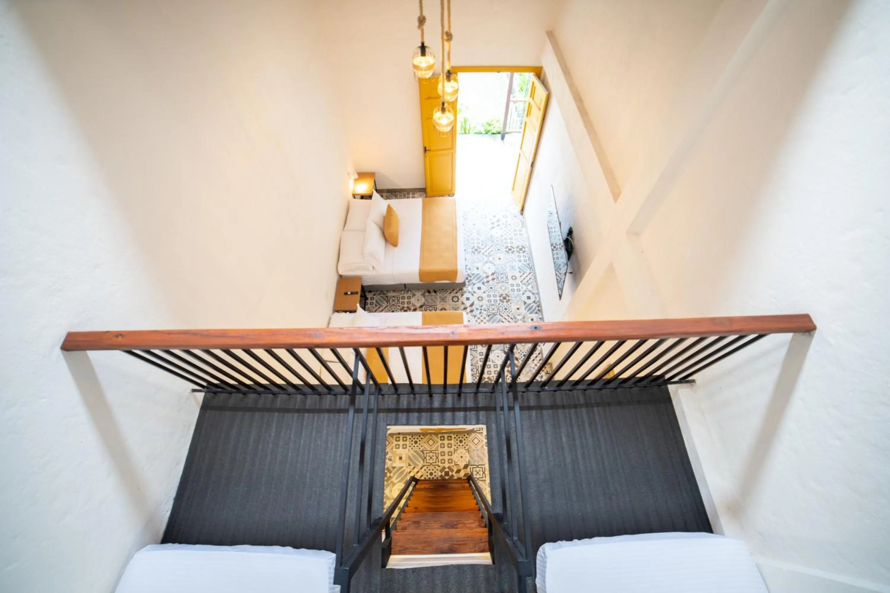 Bed in Casa Serafin Hotel