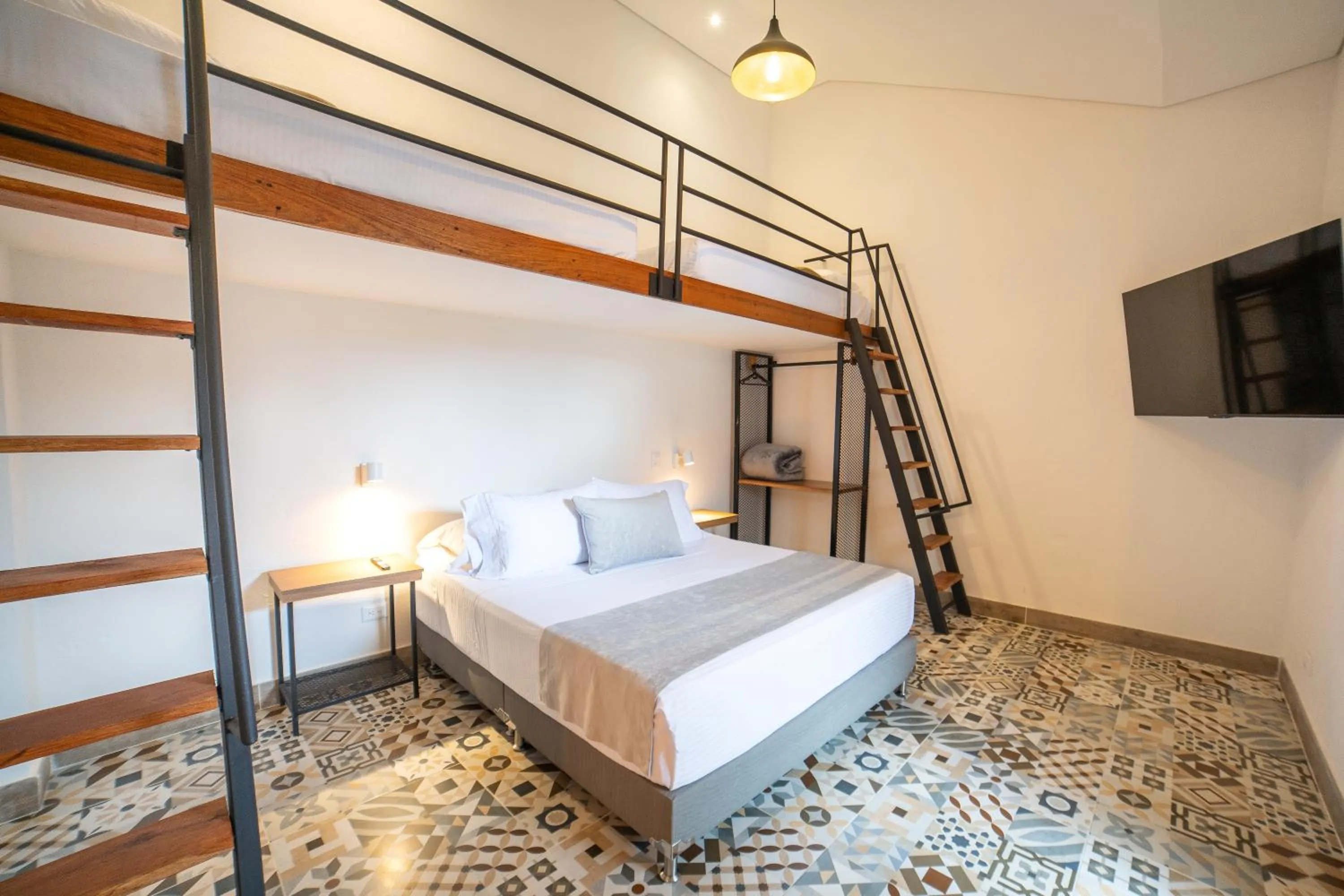 Bed in Casa Serafin Hotel