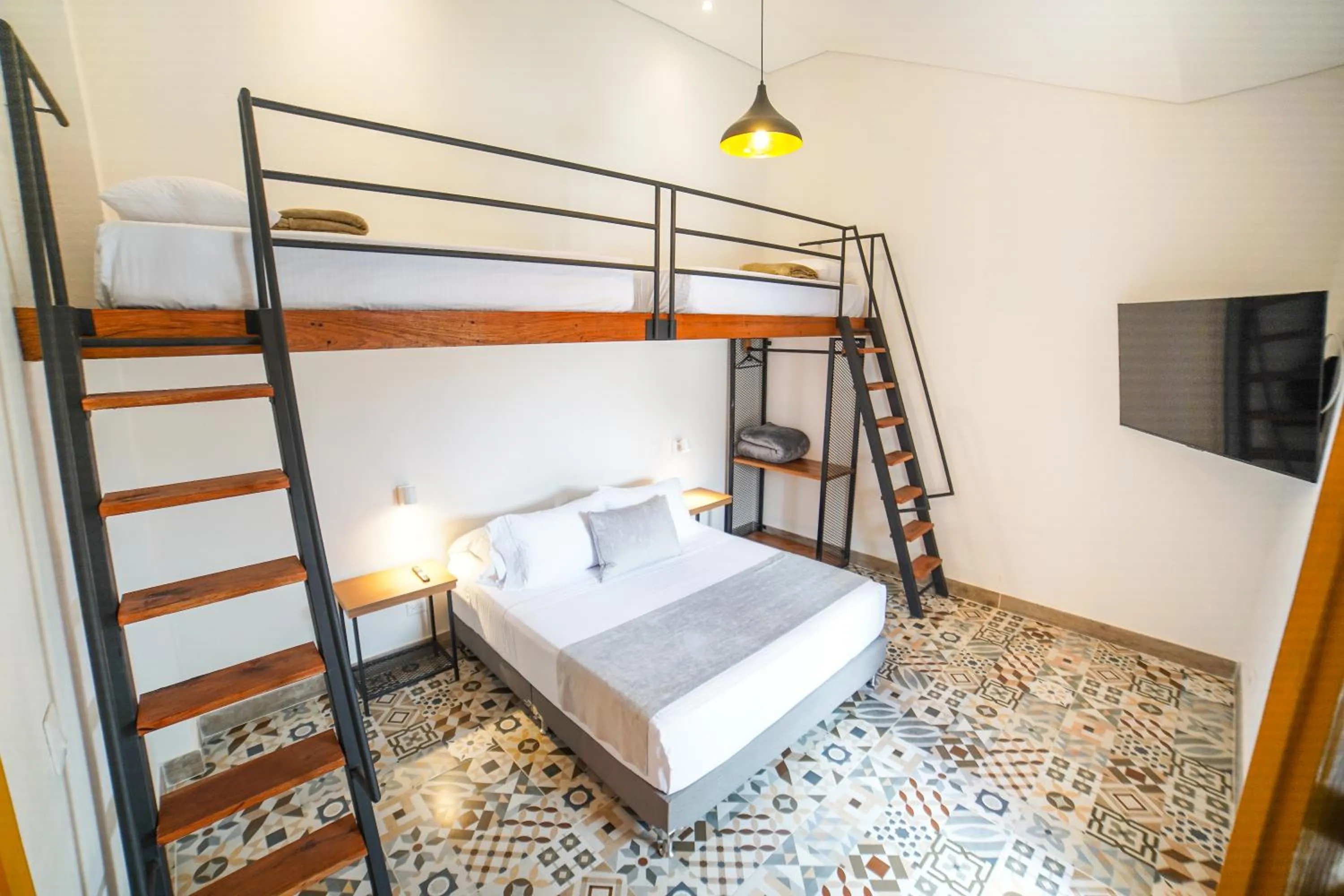Bed in Casa Serafin Hotel