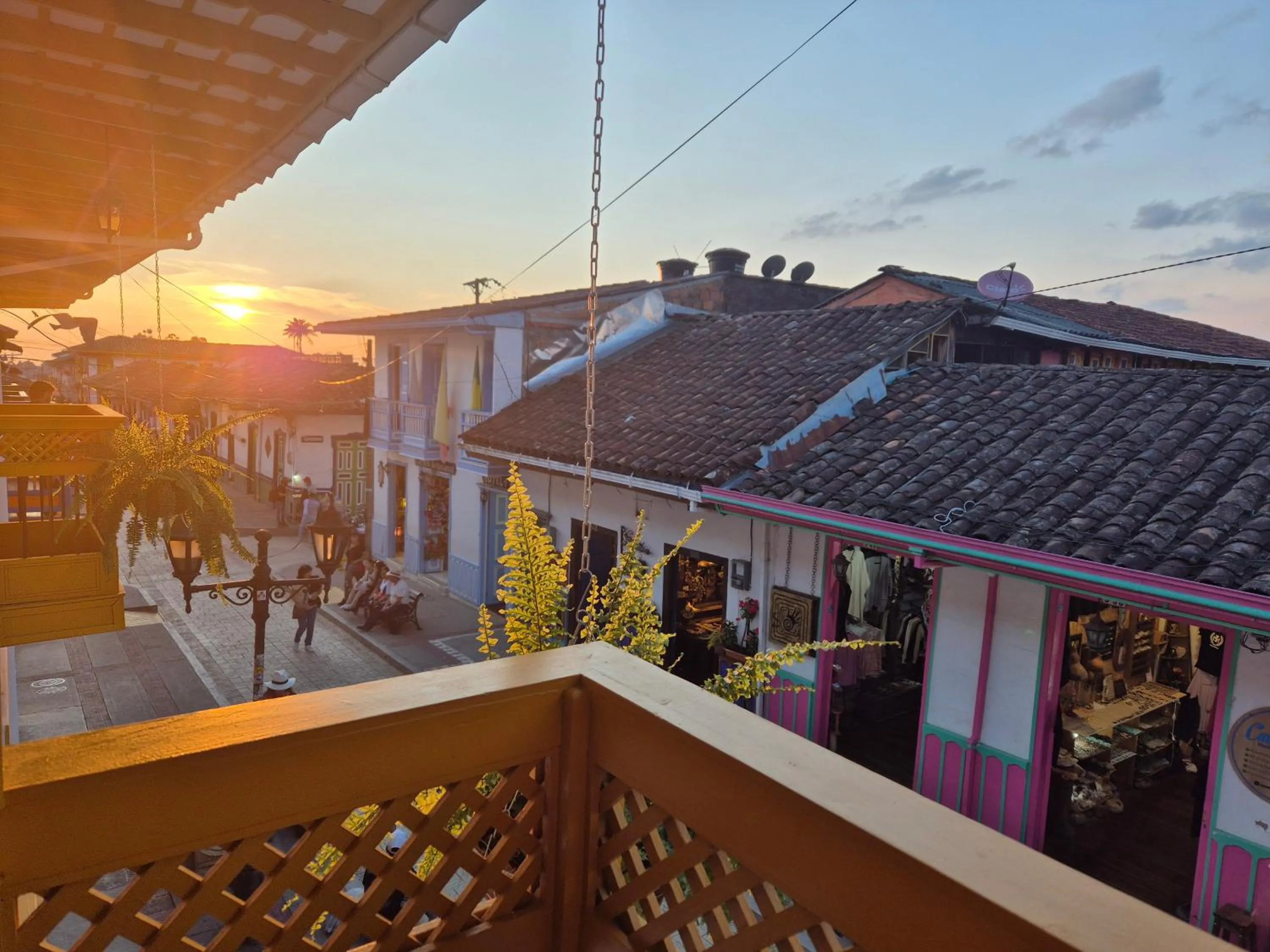 Street view in Casa Serafin Hotel