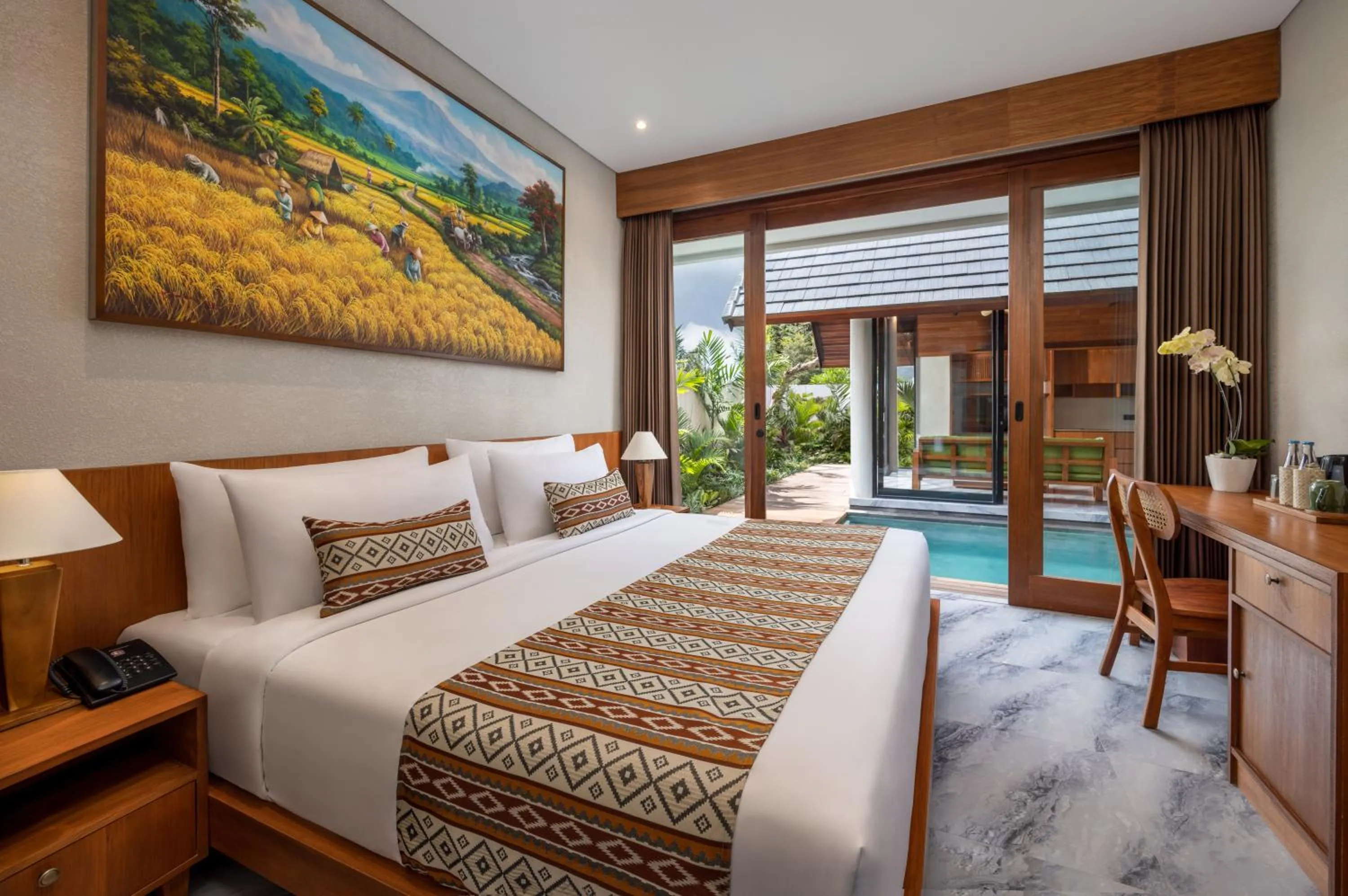 Bed in Unagi Mas Villa by Emana