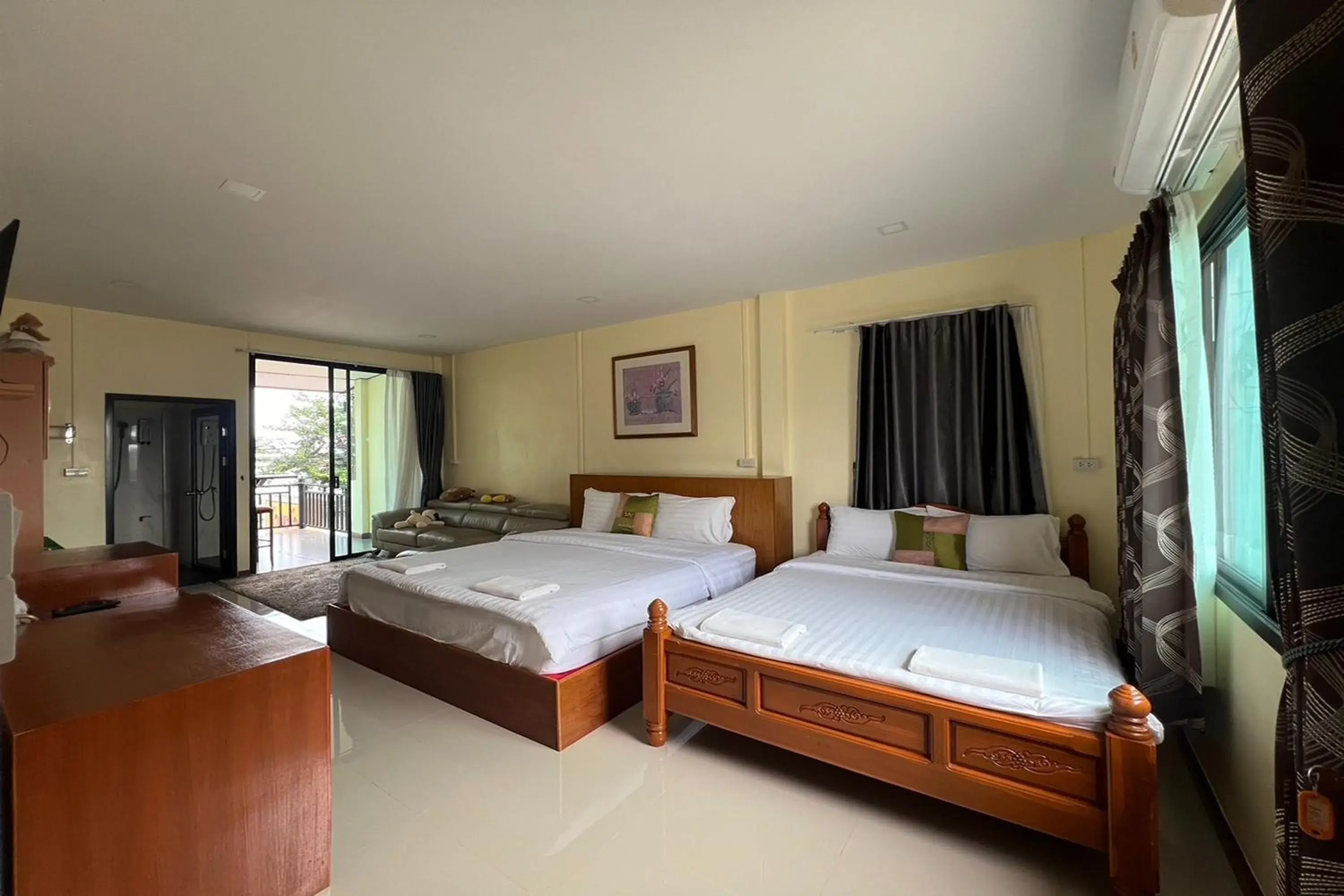 Bed in Lan Bua Resort Bed in Lan Bua Resort