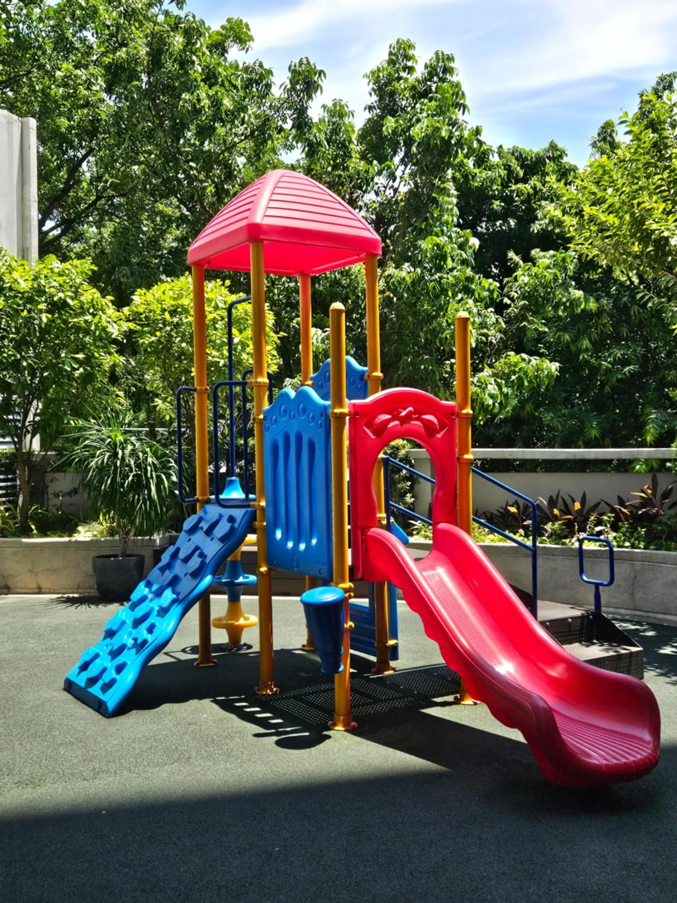 Children play ground in Owls and Larks BnB 300mbps WiFi, Netflix, Coffee