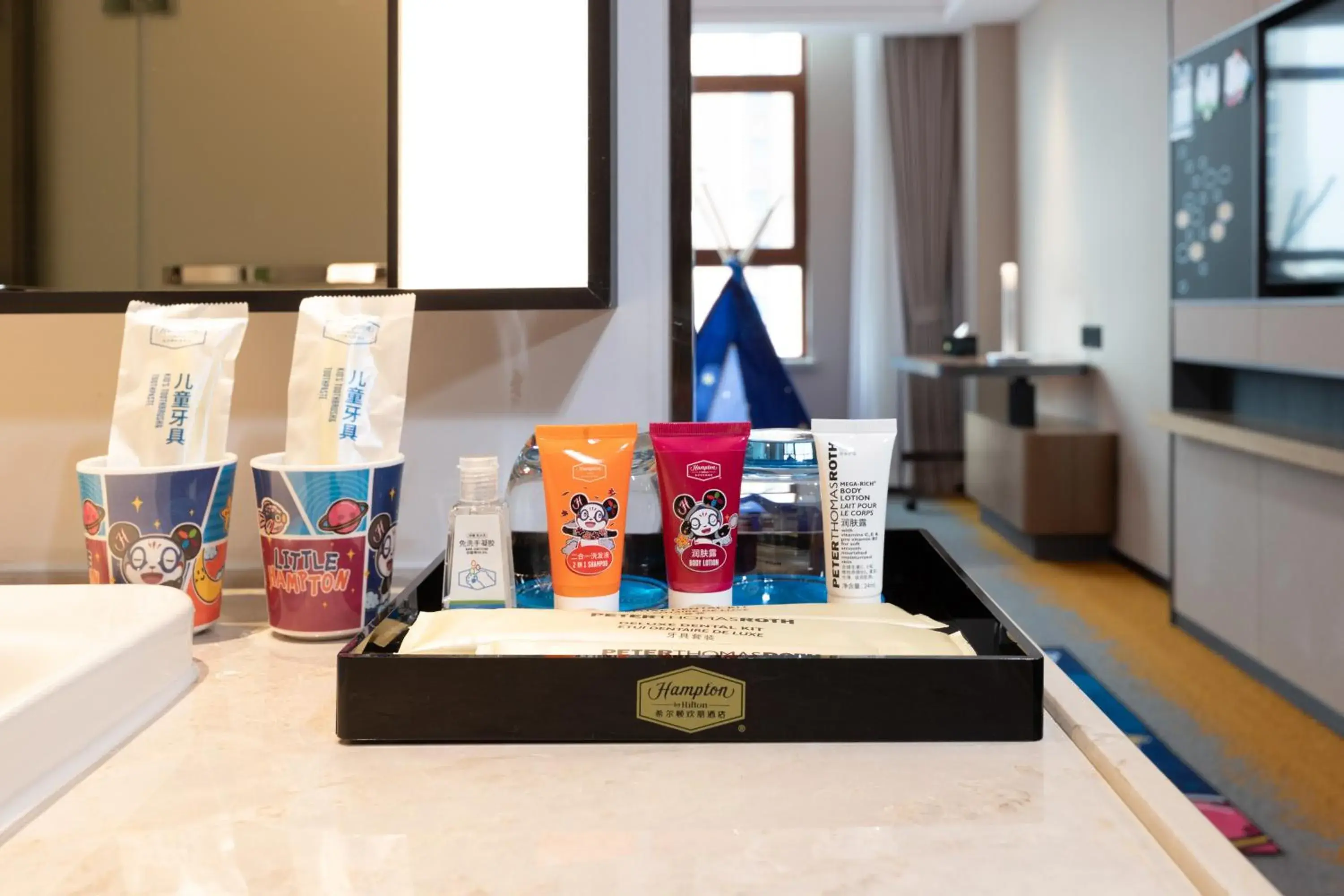 Bed in Hampton by Hilton Qingdao Jiaodong International Airport South Bed in Hampton by Hilton Qingdao Jiaodong International Airport South