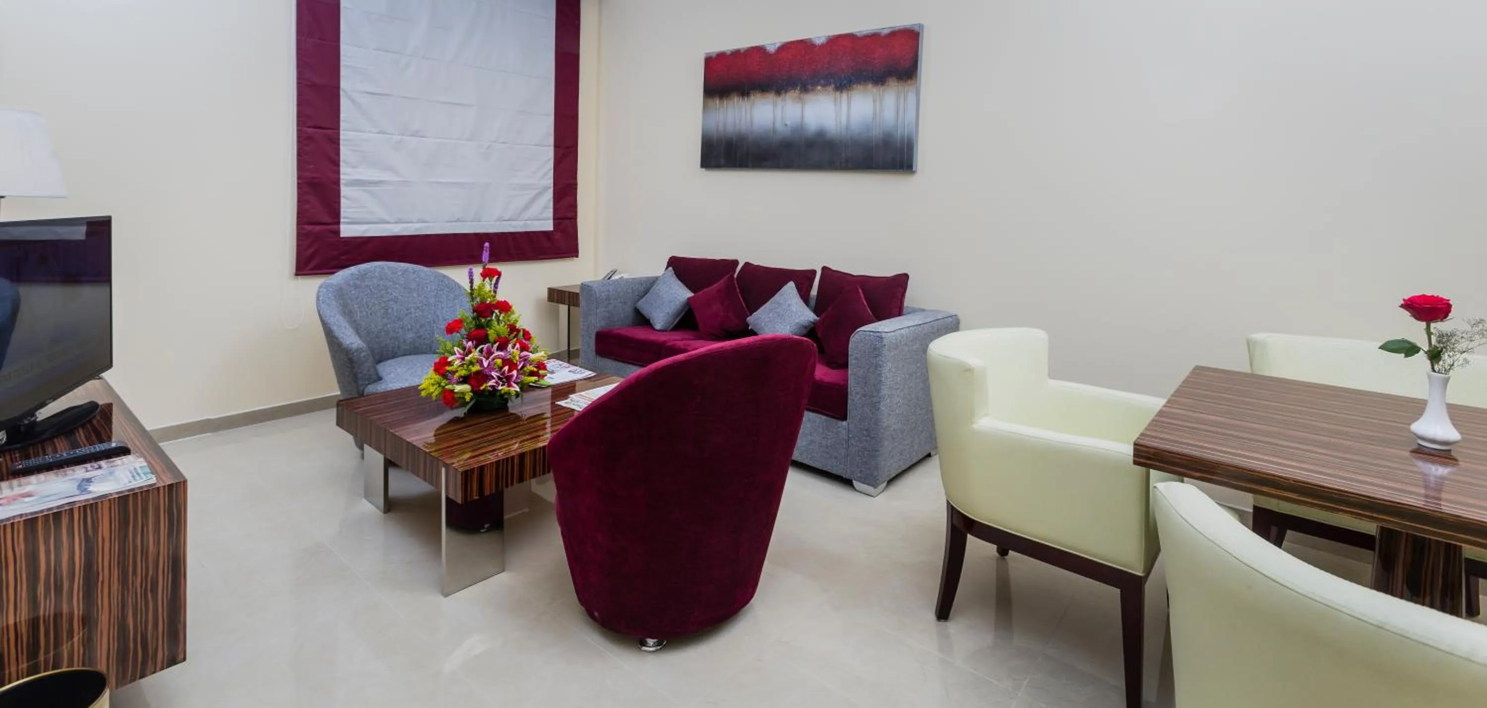 Living room in The View Al Barsha Hotel Apartments