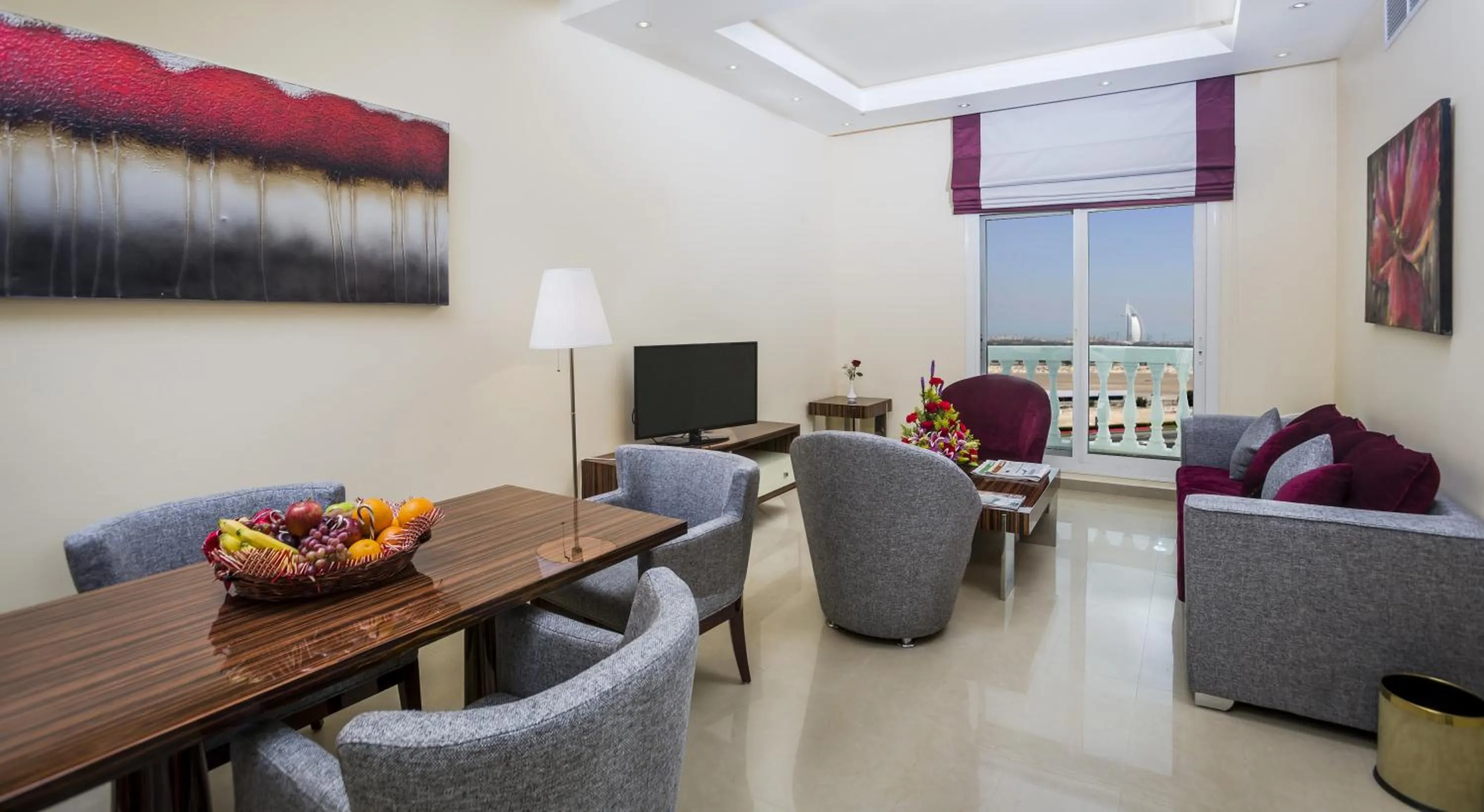 Living room, Dining Area in The View Al Barsha Hotel Apartments