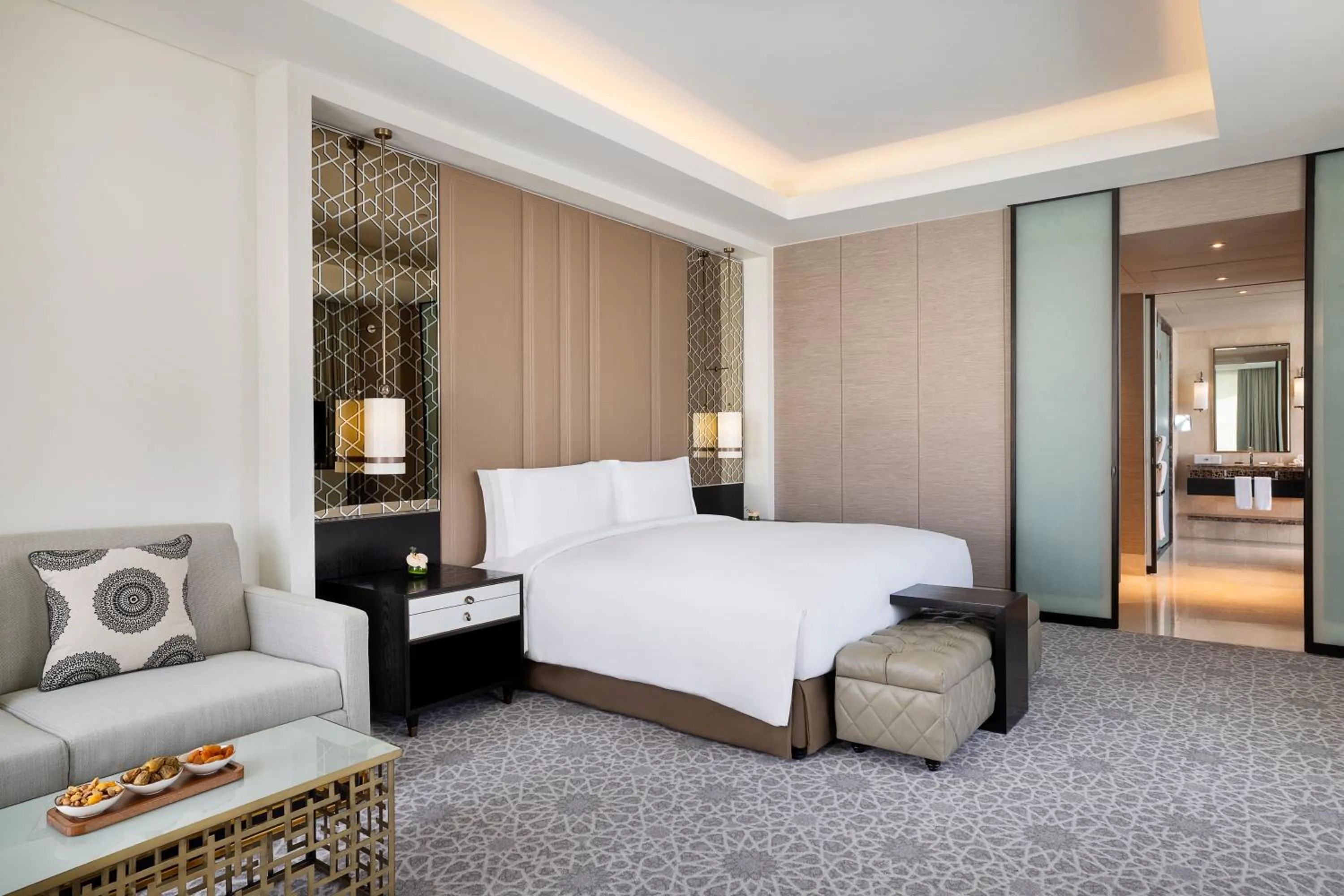 Bed in Sofitel Riyadh Hotel & Convention Centre