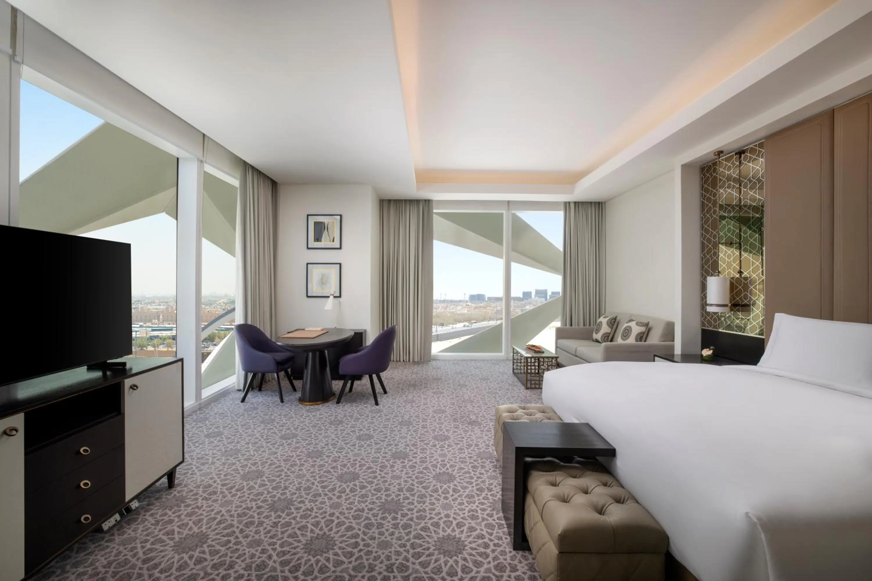 Bed in Sofitel Riyadh Hotel & Convention Centre