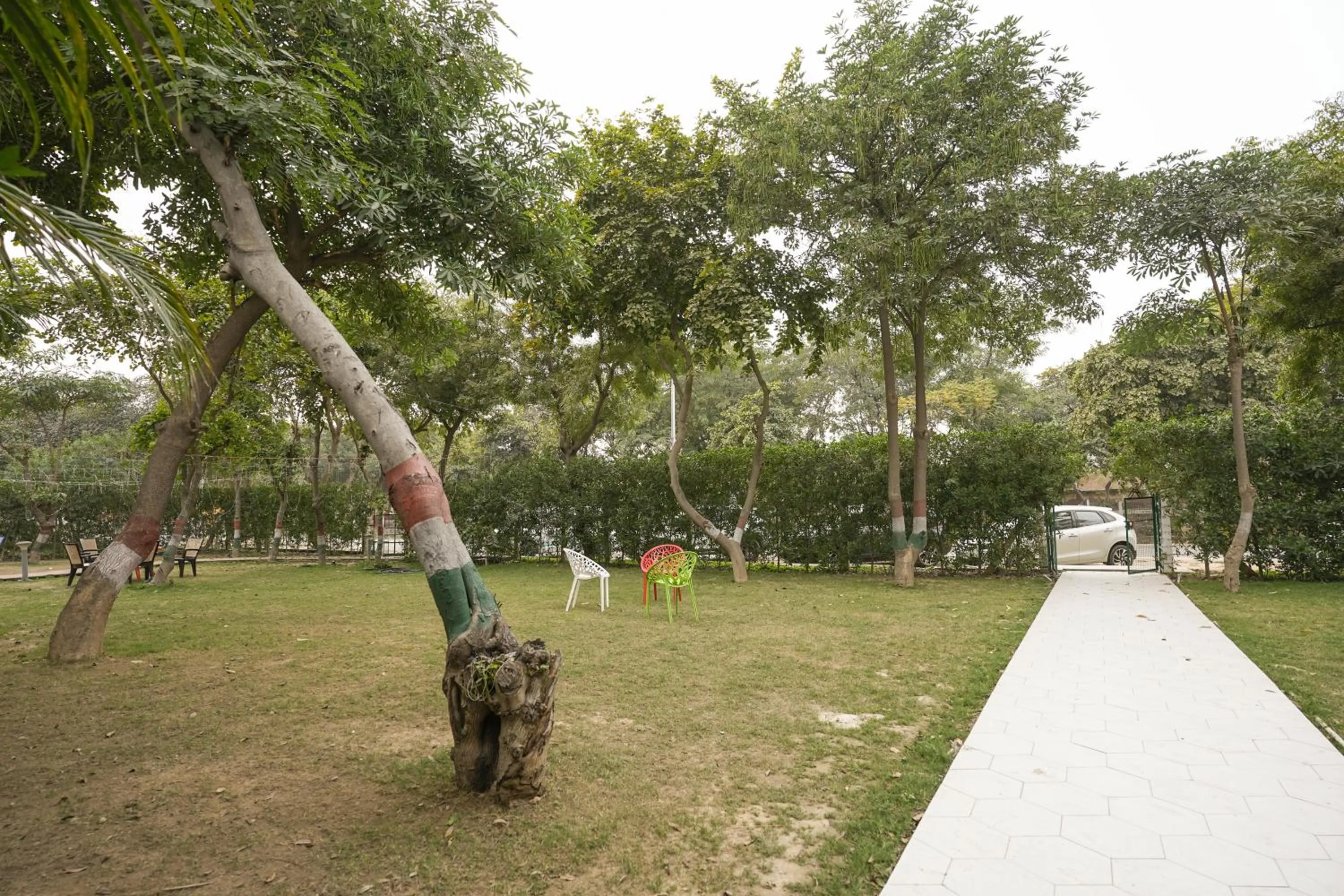 Garden in Kaashvi Residency - Managed by Atithi House