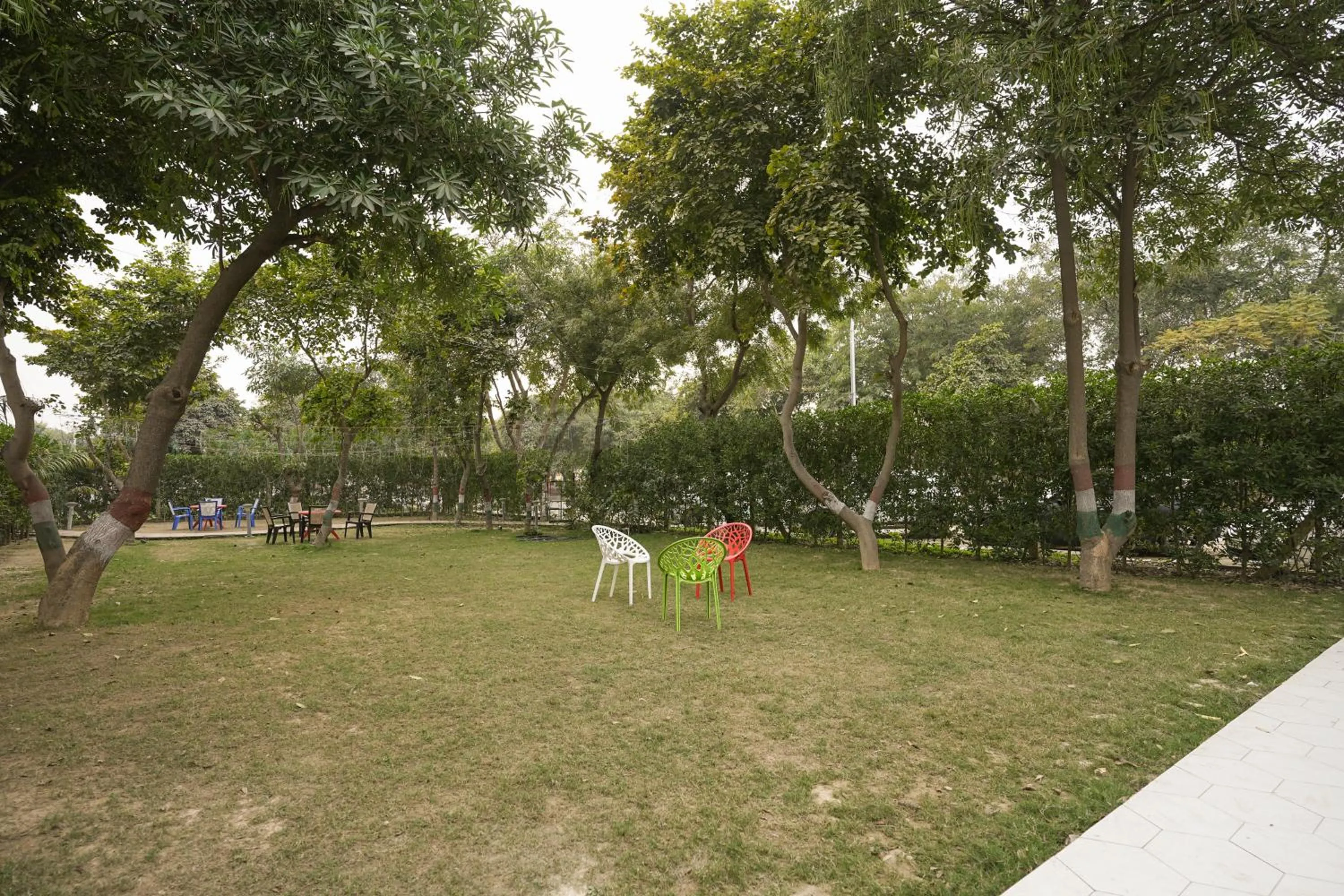 Garden in Kaashvi Residency - Managed by Atithi House